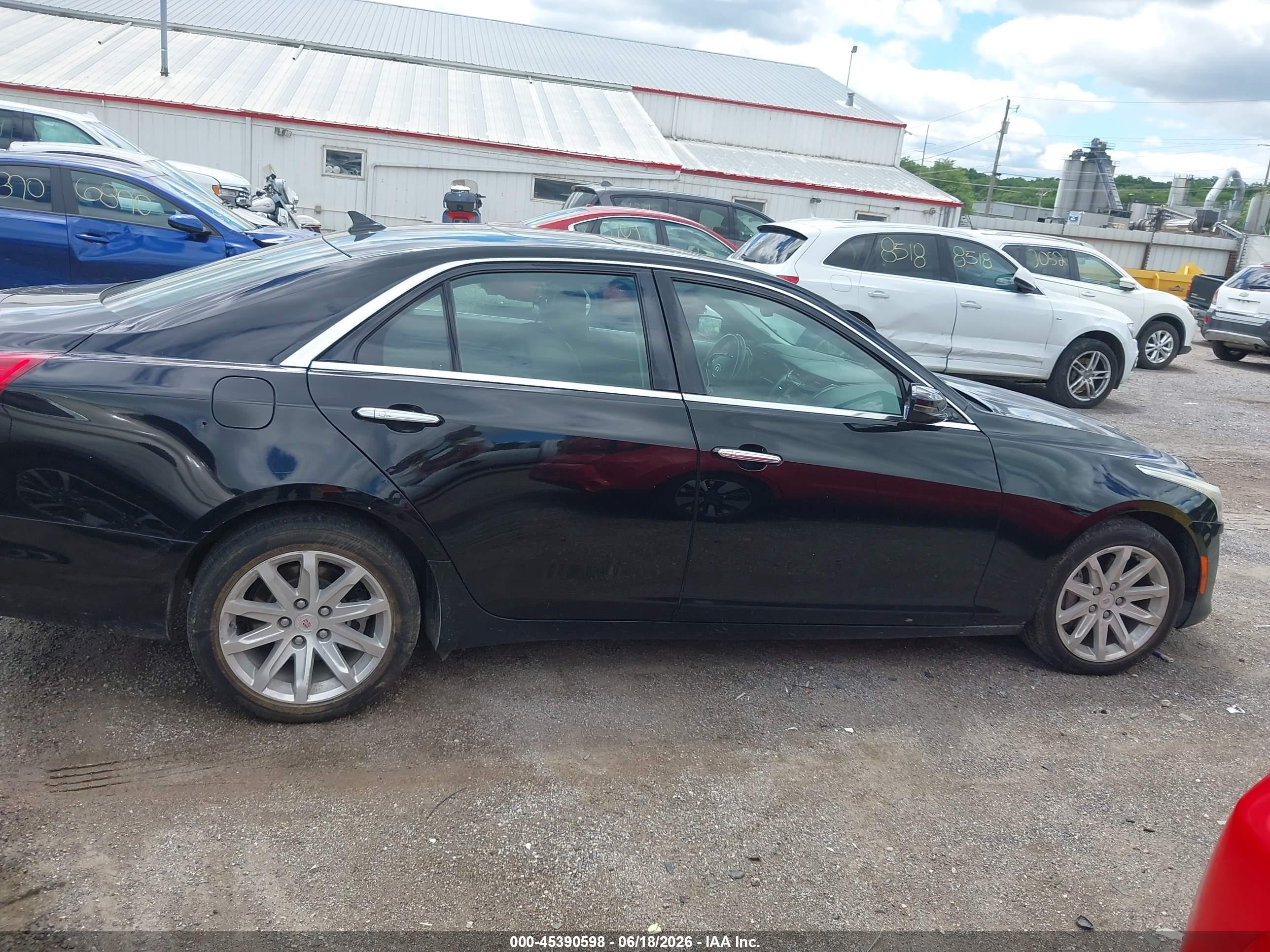 2014 Cadillac Cts Luxury Black vin: 1G6AX5S38E0180746