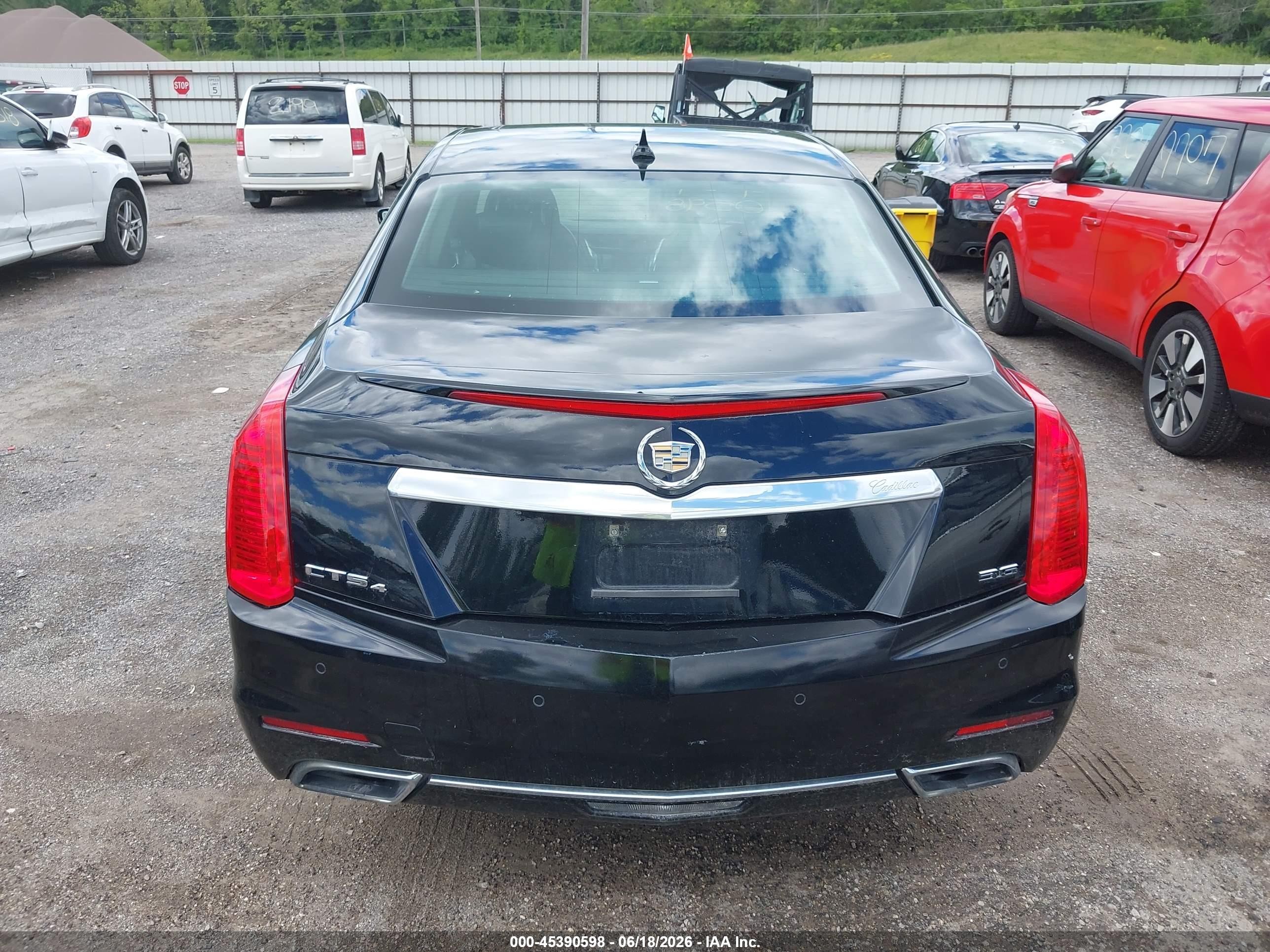 2014 Cadillac Cts Luxury Black vin: 1G6AX5S38E0180746
