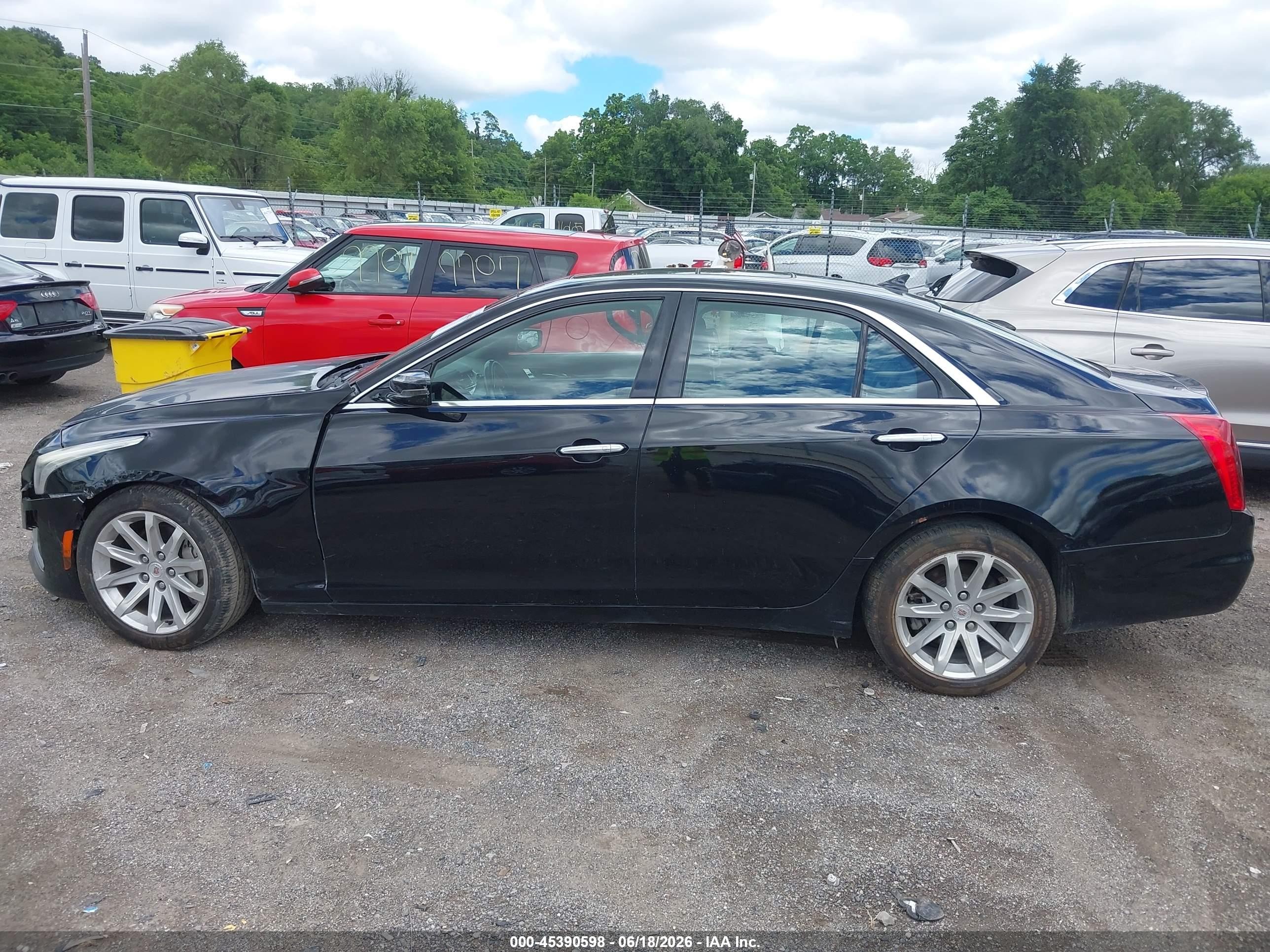 2014 Cadillac Cts Luxury Black vin: 1G6AX5S38E0180746