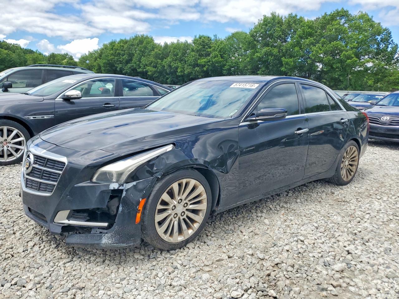 2014 Cadillac Cts Luxury Collection Black vin: 1G6AX5S38E0194145