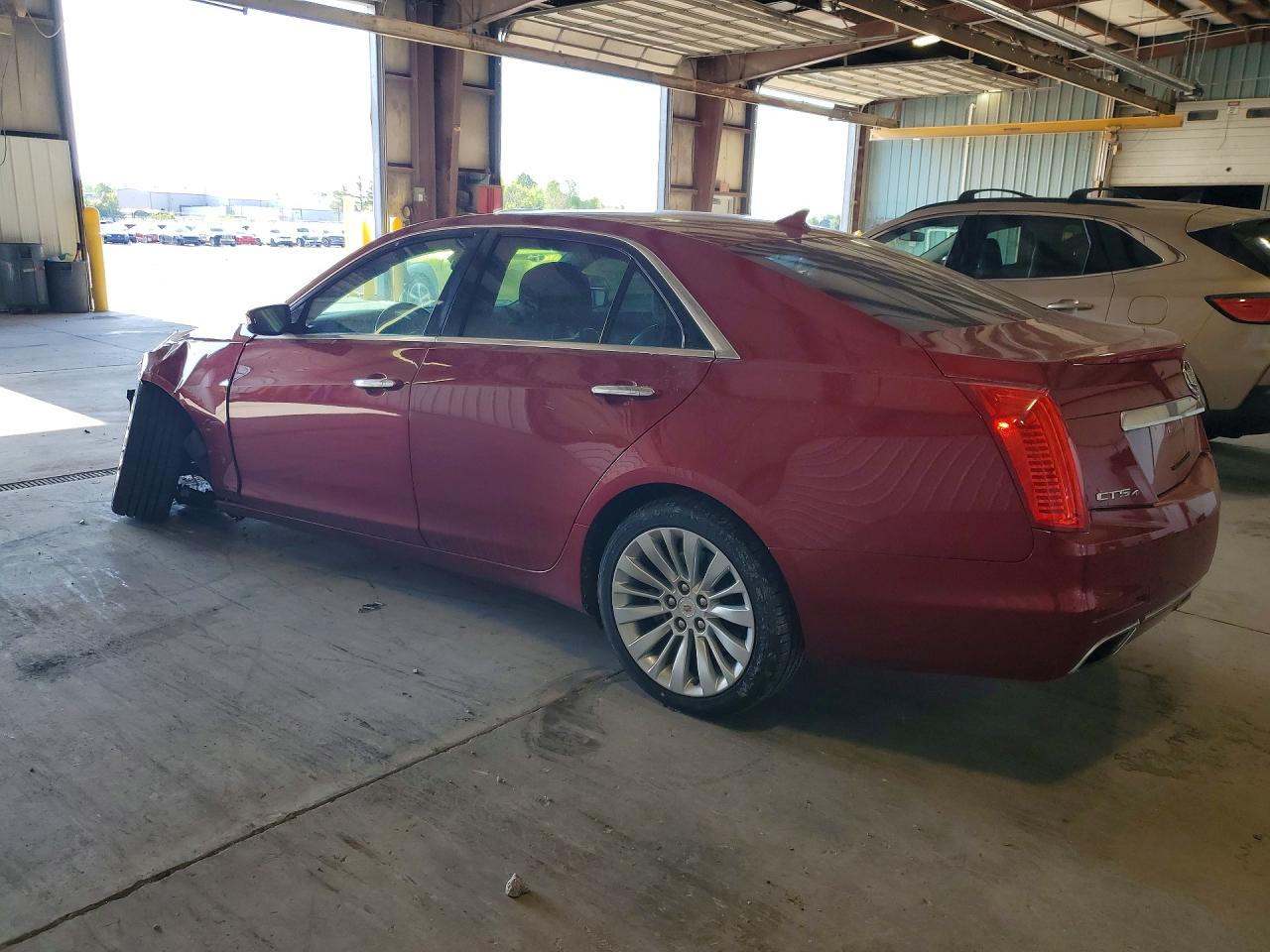 2014 Cadillac Cts Luxury Collection Burgundy vin: 1G6AX5S39E0112357
