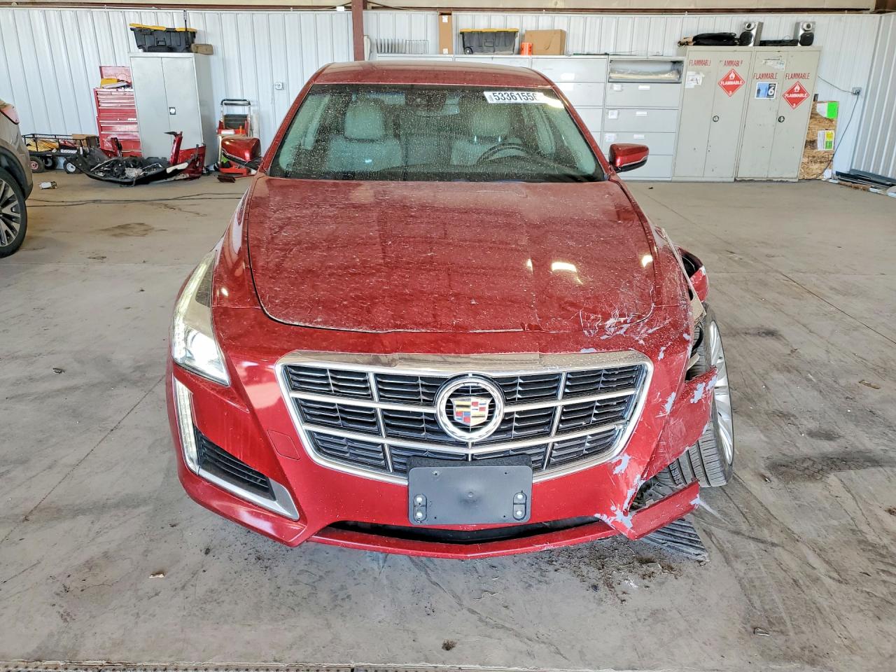 2014 Cadillac Cts Luxury Collection Burgundy vin: 1G6AX5S39E0112357