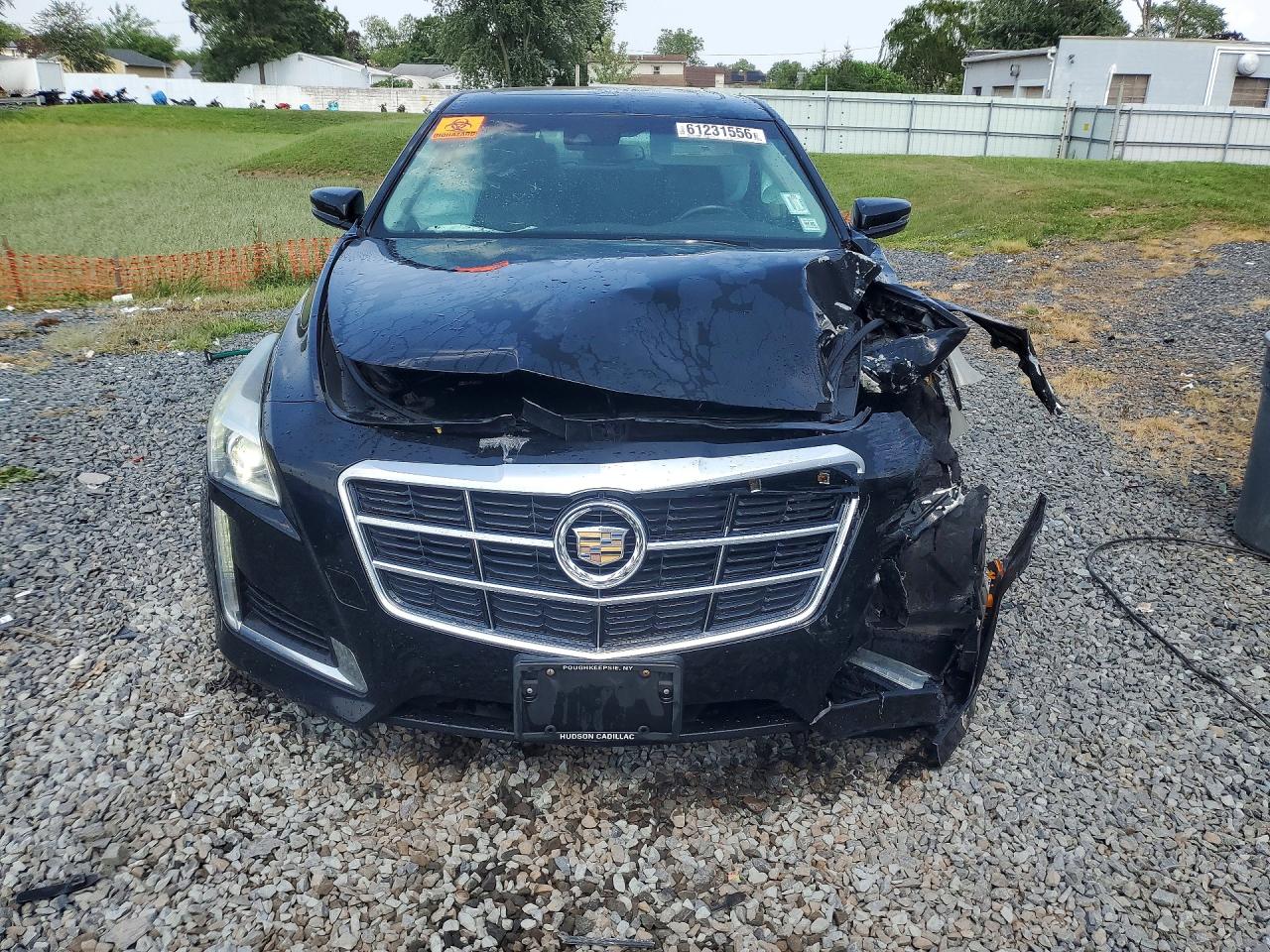 2014 Cadillac Cts Luxury Collection Черный vin: 1G6AX5S39E0126016