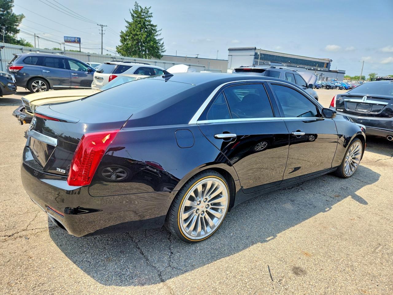 2014 Cadillac Cts Luxury Collection Черный vin: 1G6AX5S39E0176270