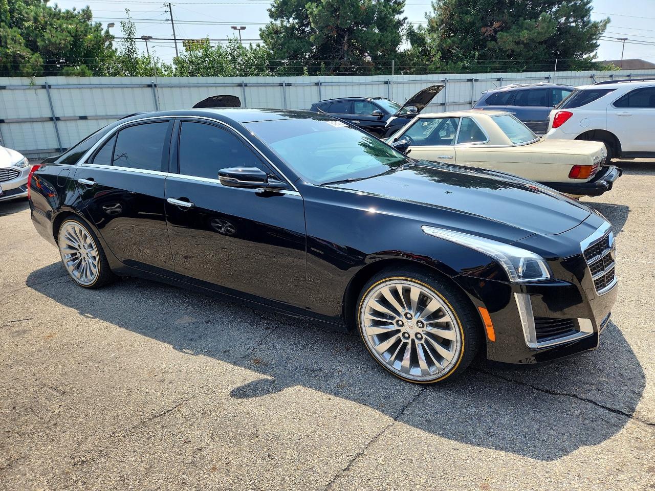 2014 Cadillac Cts Luxury Collection Черный vin: 1G6AX5S39E0176270