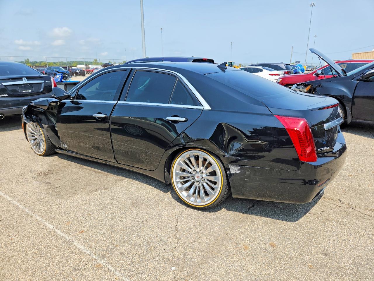 2014 Cadillac Cts Luxury Collection Черный vin: 1G6AX5S39E0176270