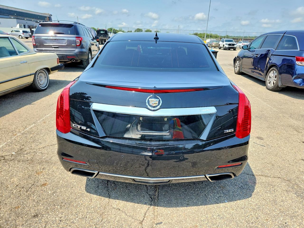2014 Cadillac Cts Luxury Collection Черный vin: 1G6AX5S39E0176270