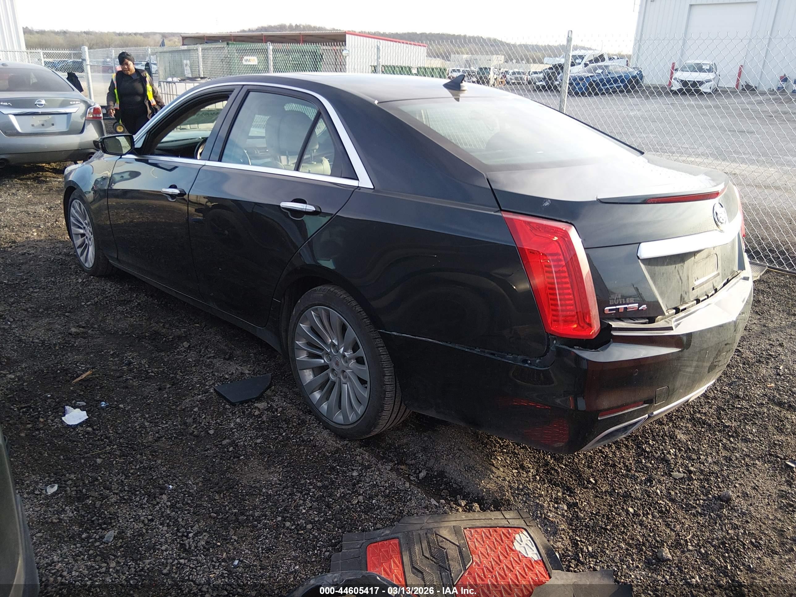 2014 Cadillac Cts Luxury Black vin: 1G6AX5S39E0197085