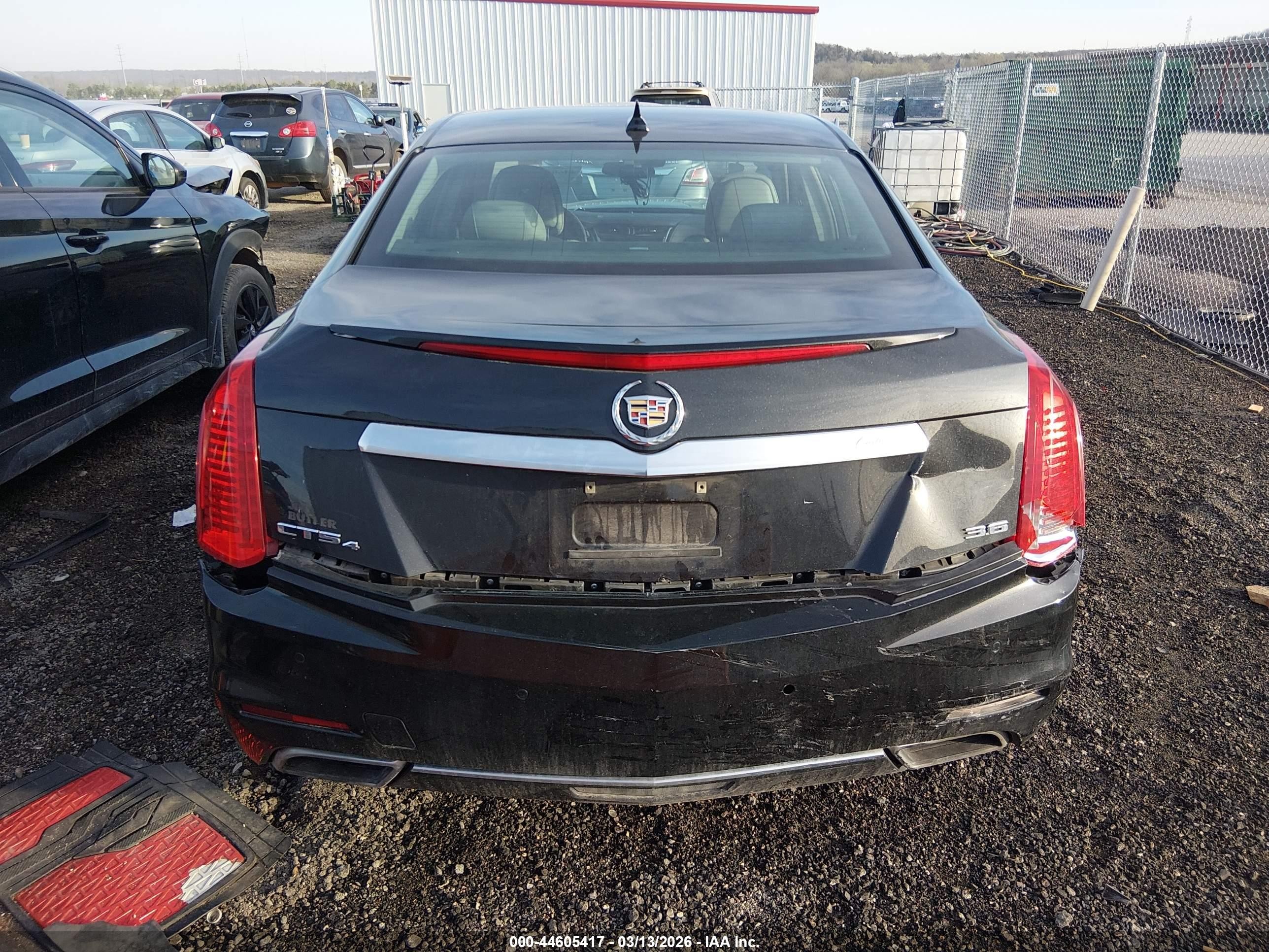 2014 Cadillac Cts Luxury Black vin: 1G6AX5S39E0197085