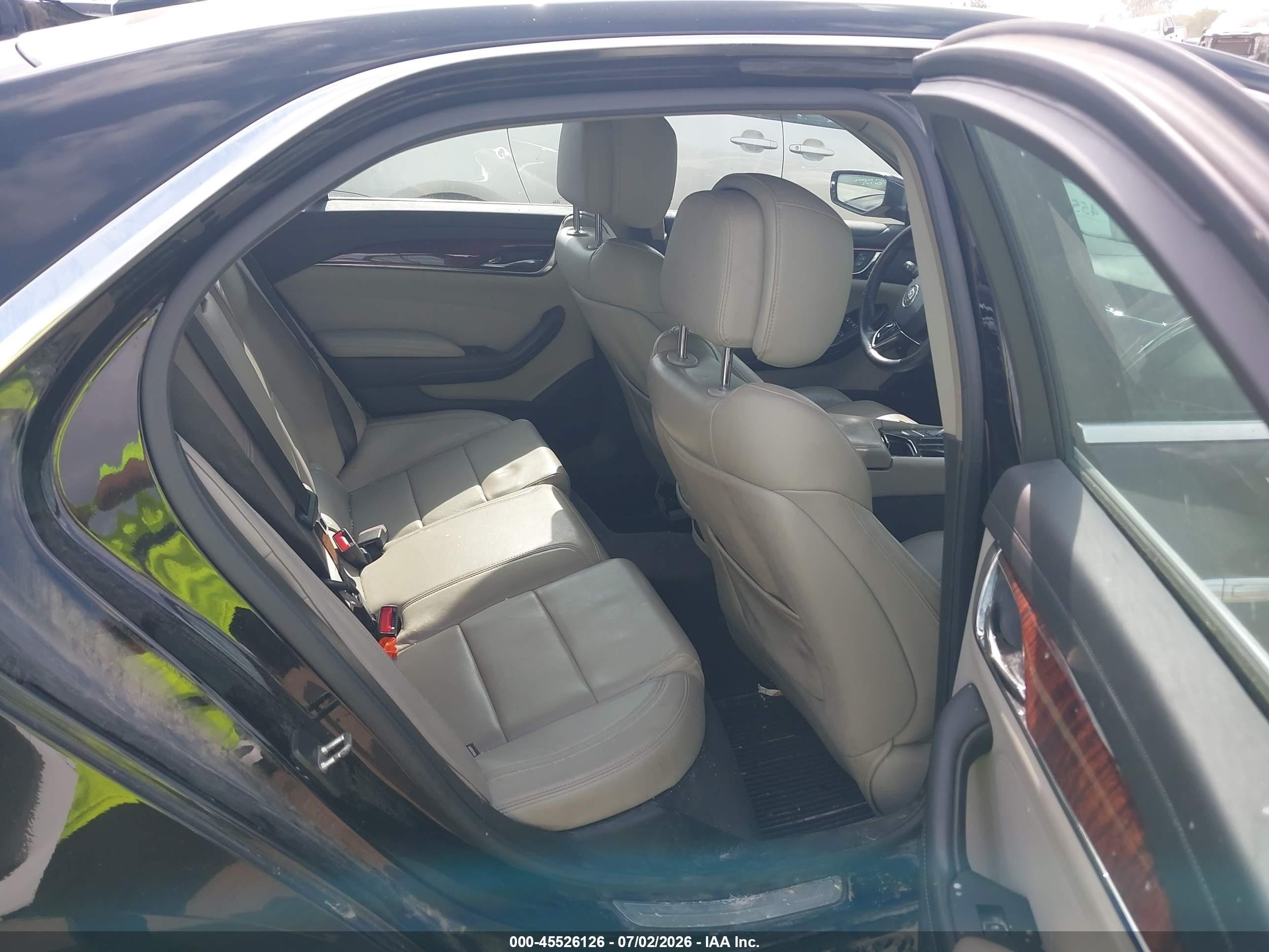2014 Cadillac Cts Luxury Black vin: 1G6AX5S3XE0135887