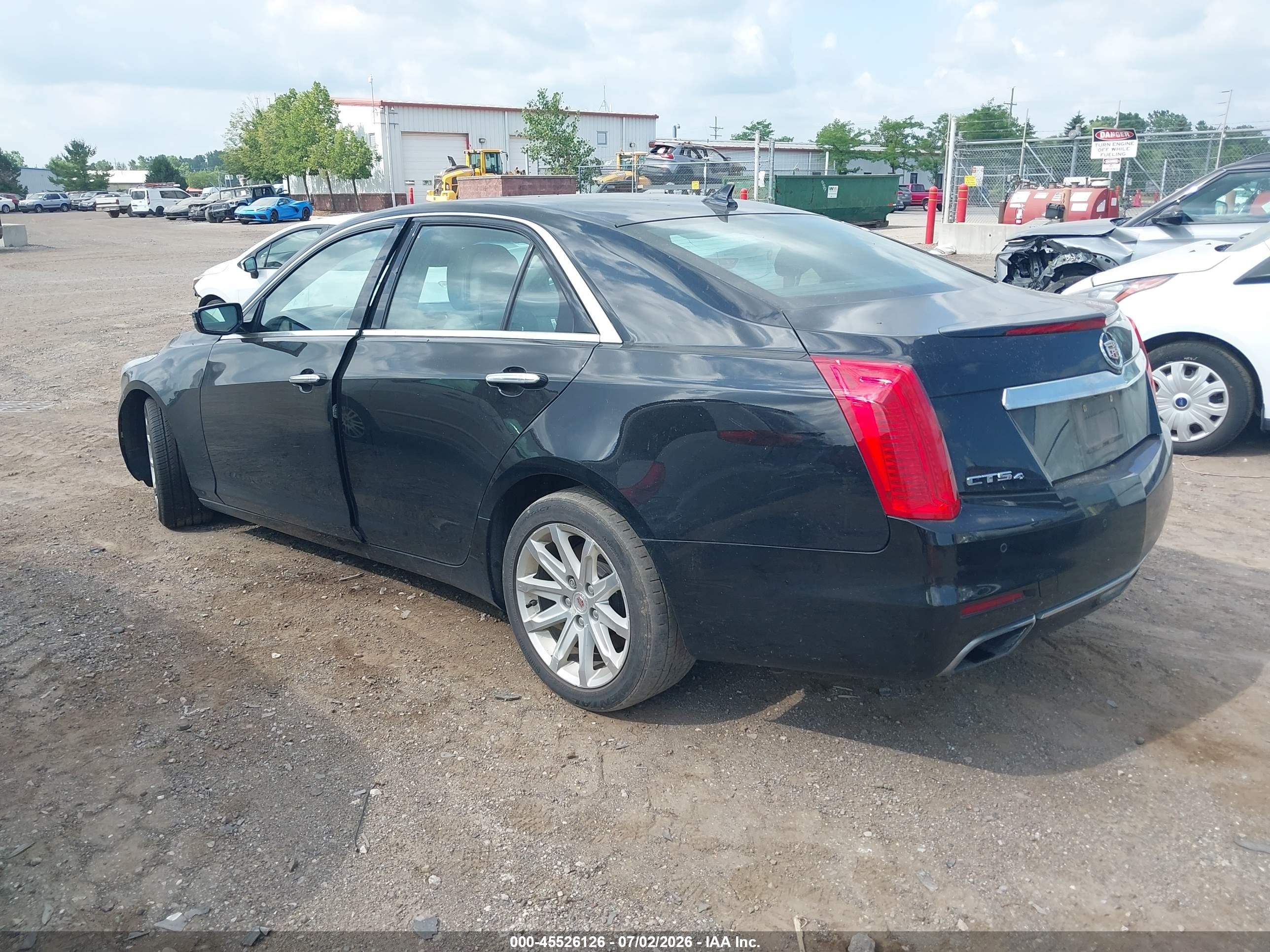 2014 Cadillac Cts Luxury Black vin: 1G6AX5S3XE0135887
