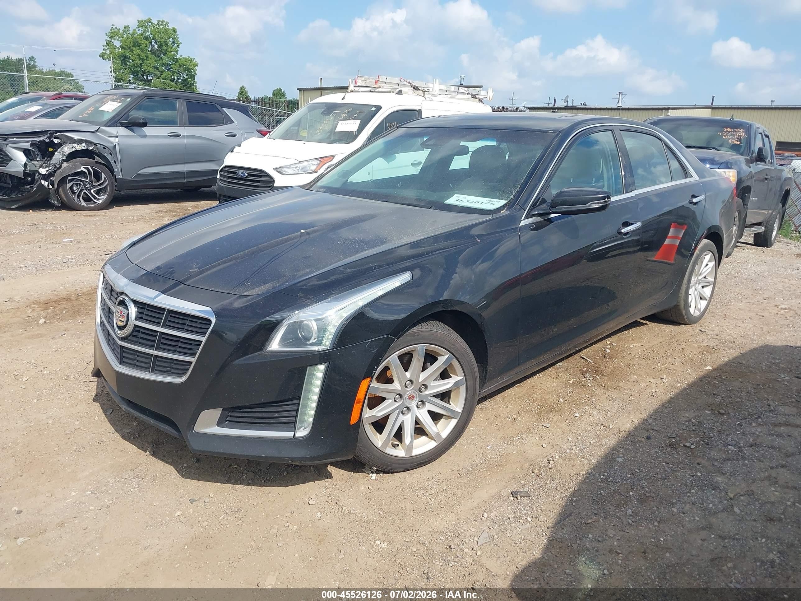2014 Cadillac Cts Luxury Black vin: 1G6AX5S3XE0135887