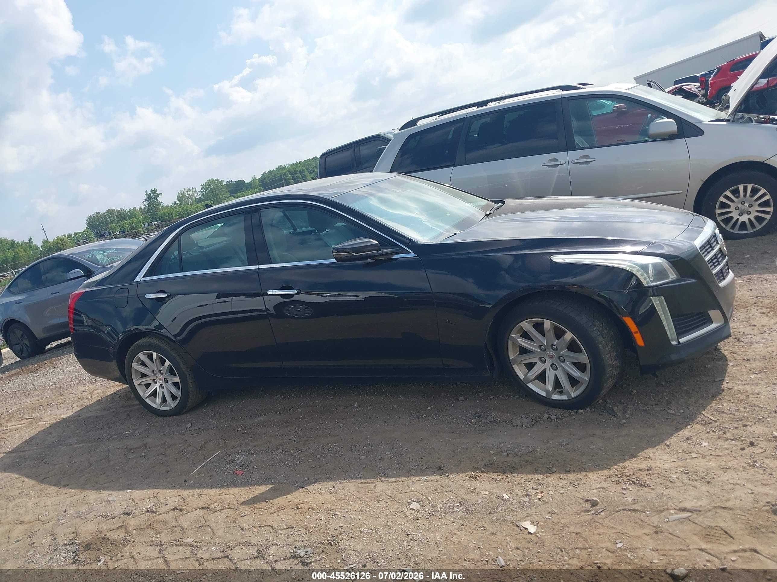 2014 Cadillac Cts Luxury Black vin: 1G6AX5S3XE0135887