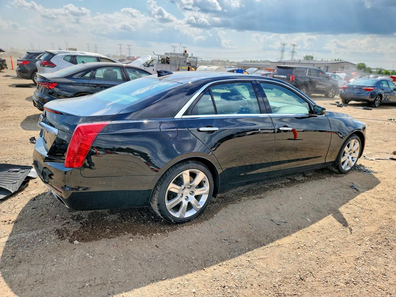2016 Cadillac Cts Luxury Collection Black vin: 1G6AX5SS2G0125624