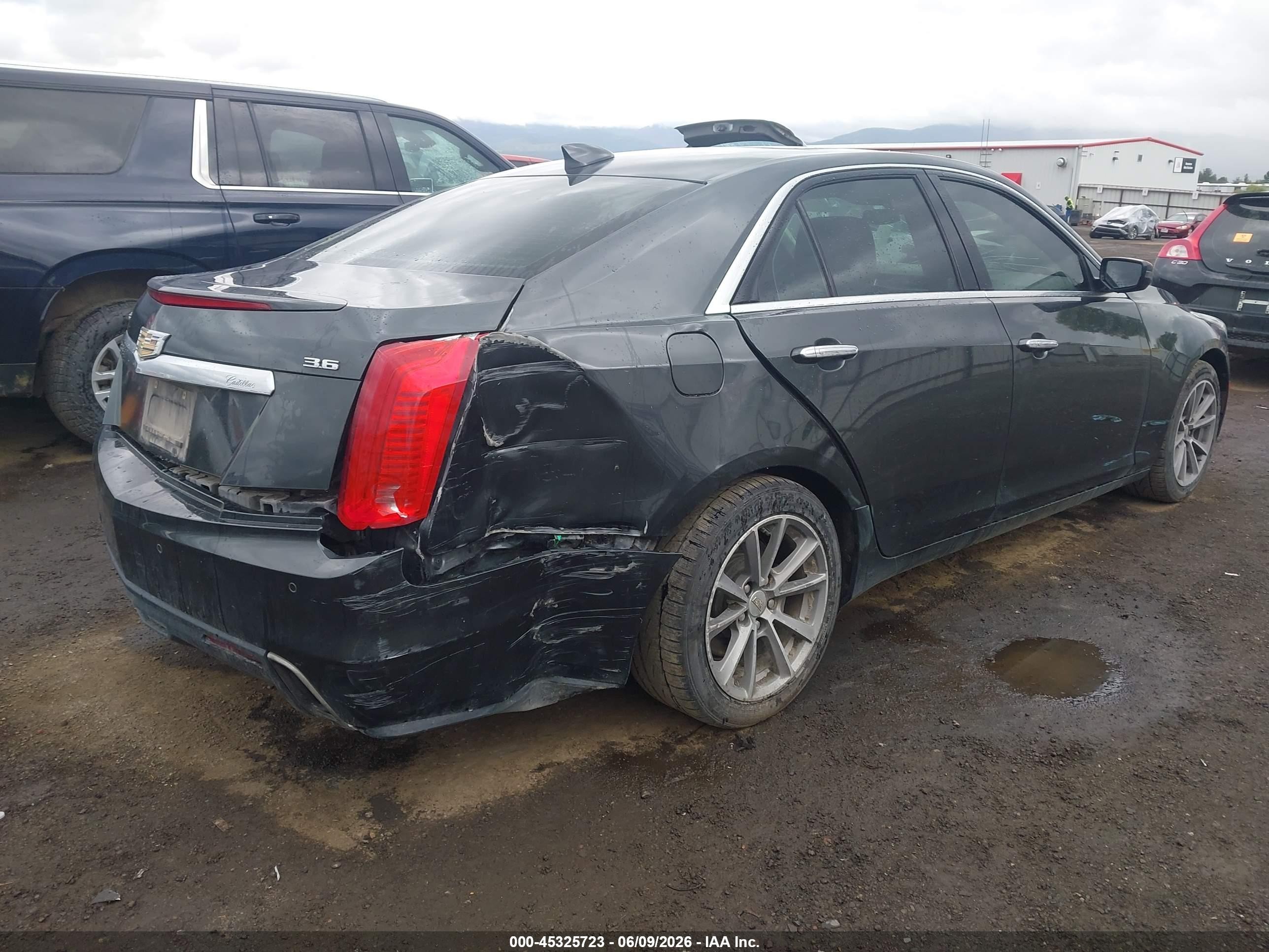 2018 Cadillac Cts Luxury Gray vin: 1G6AX5SSXJ0148978