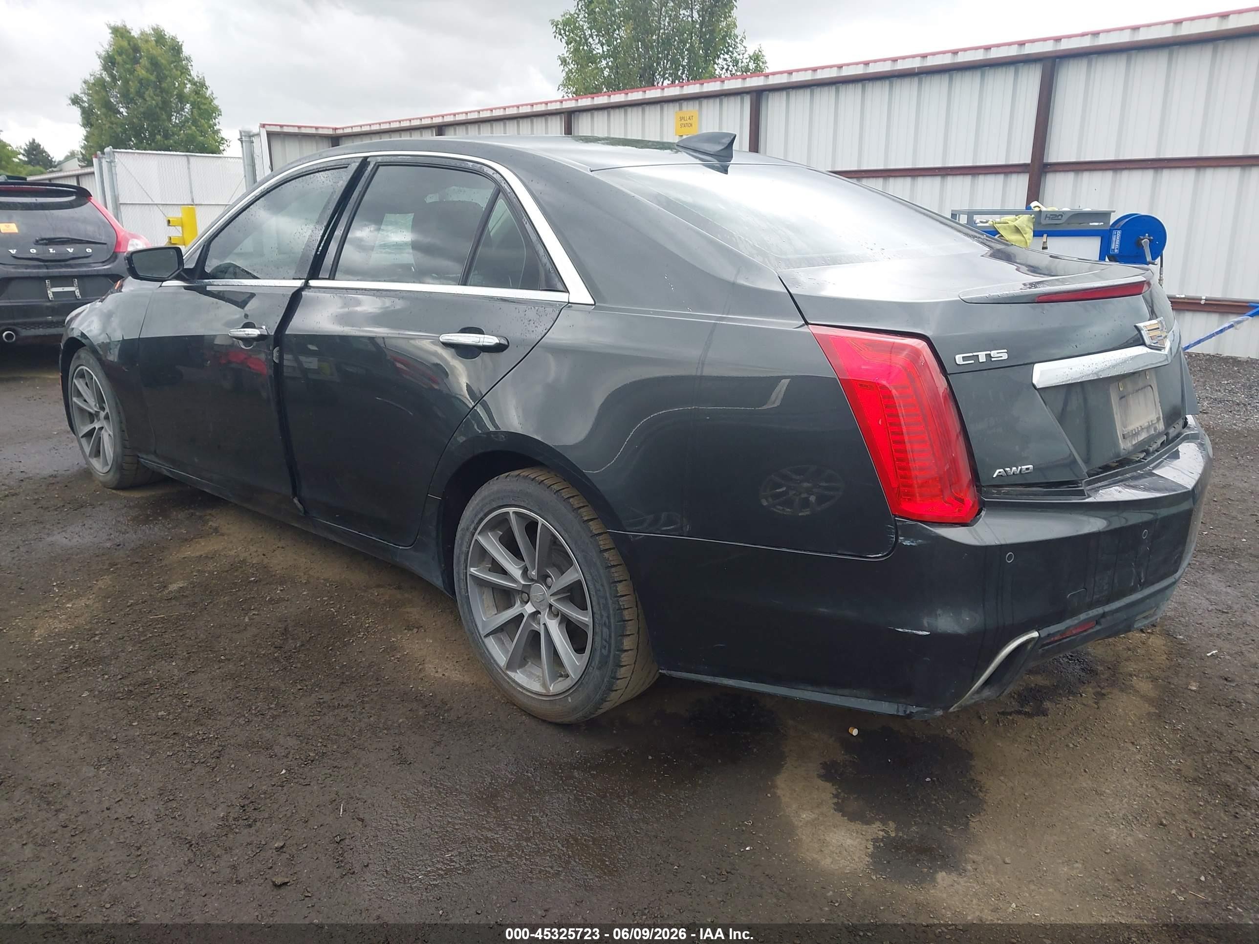 2018 Cadillac Cts Luxury Gray vin: 1G6AX5SSXJ0148978