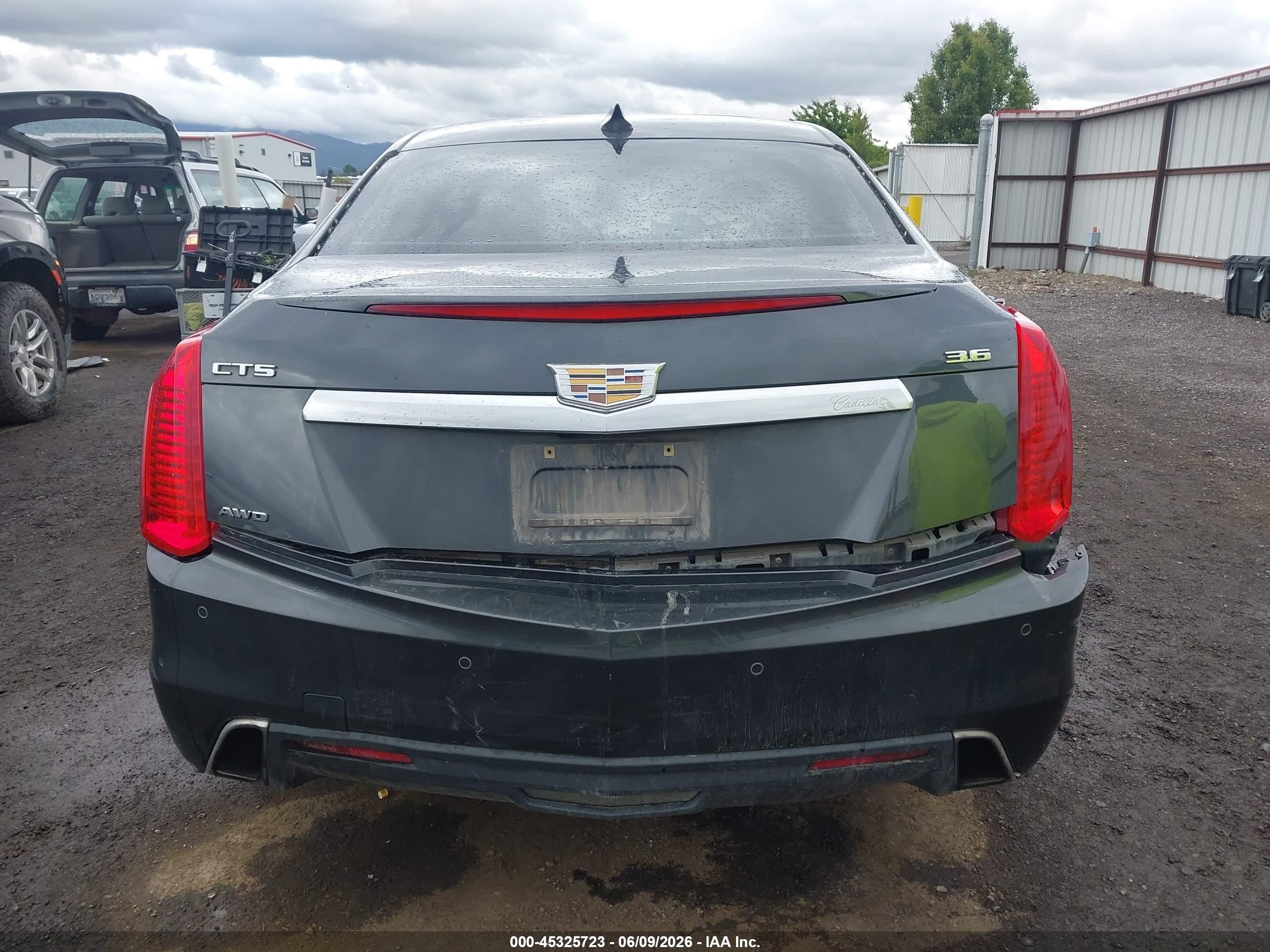 2018 Cadillac Cts Luxury Gray vin: 1G6AX5SSXJ0148978