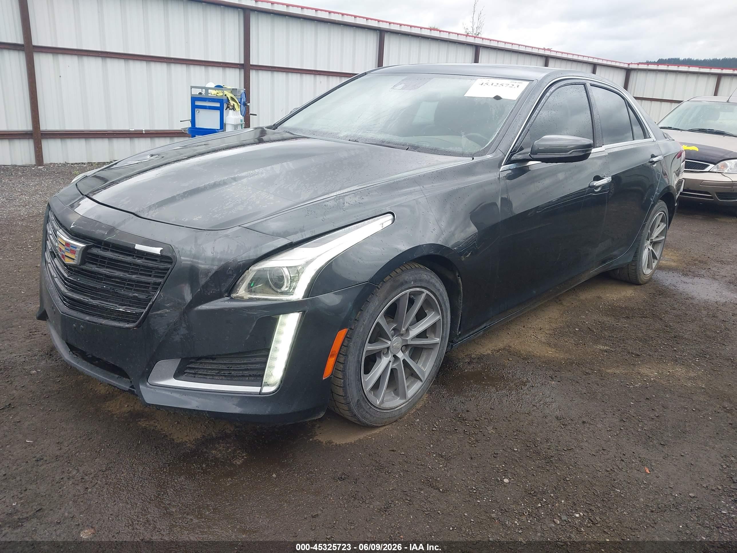 2018 Cadillac Cts Luxury Gray vin: 1G6AX5SSXJ0148978