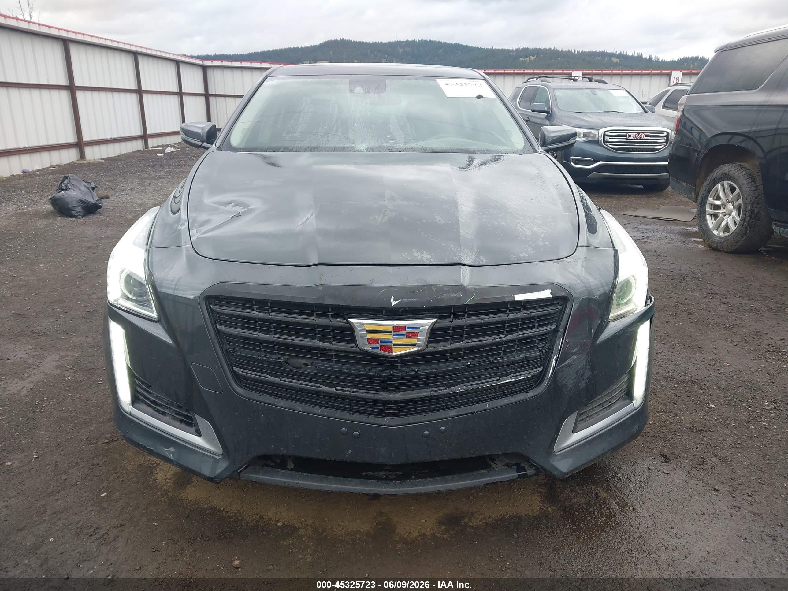 2018 Cadillac Cts Luxury Gray vin: 1G6AX5SSXJ0148978