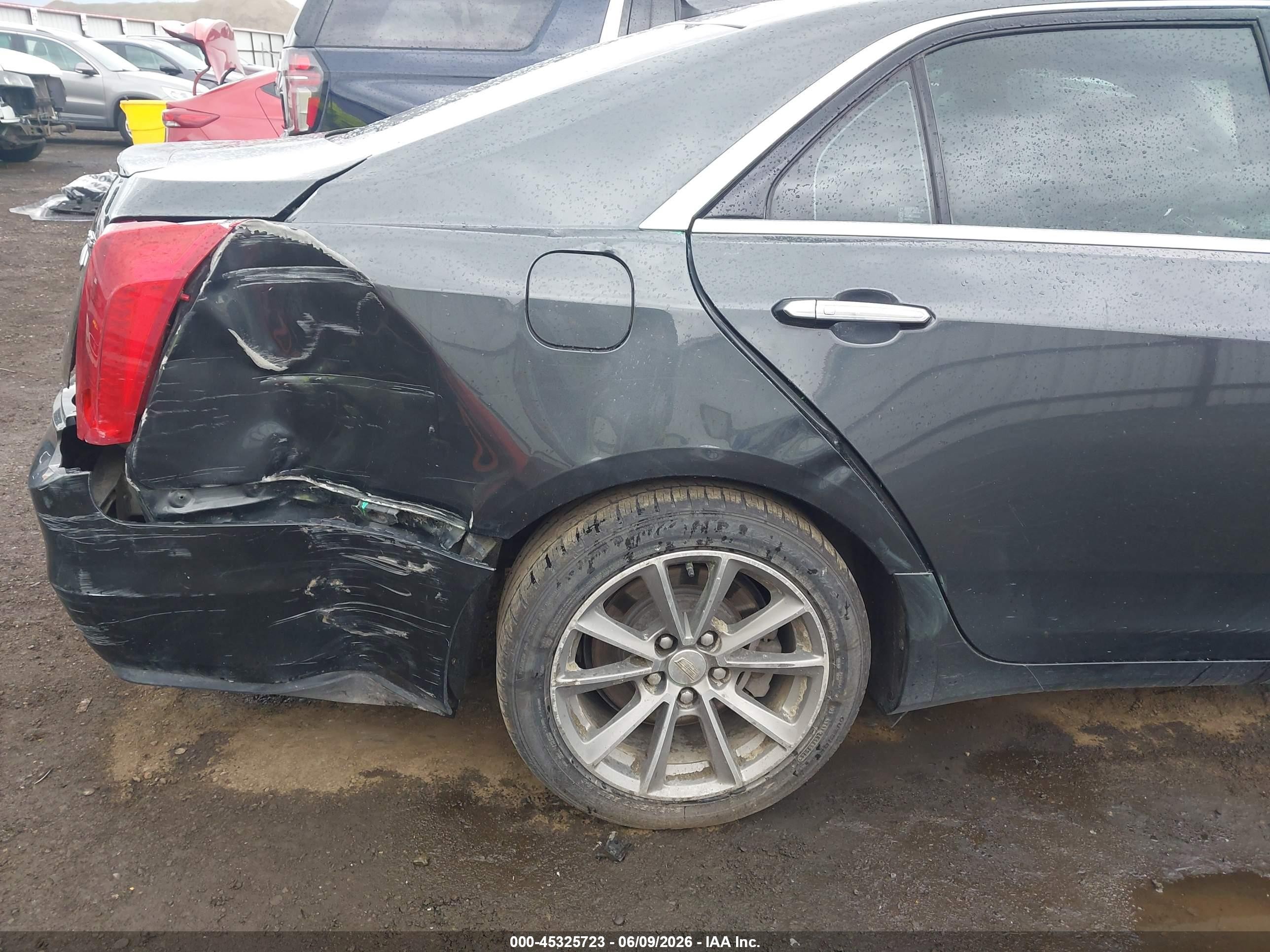 2018 Cadillac Cts Luxury Gray vin: 1G6AX5SSXJ0148978