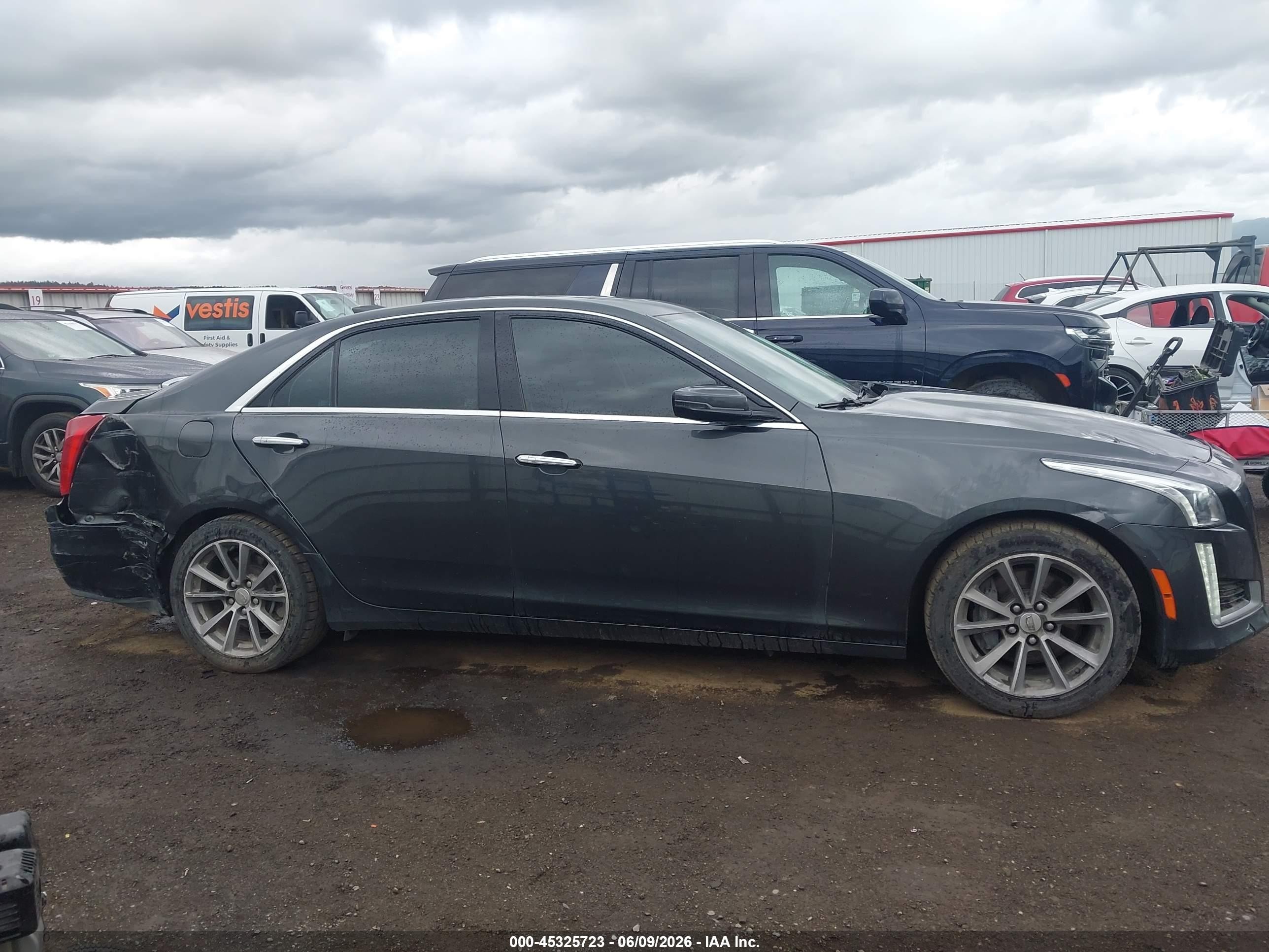 2018 Cadillac Cts Luxury Gray vin: 1G6AX5SSXJ0148978