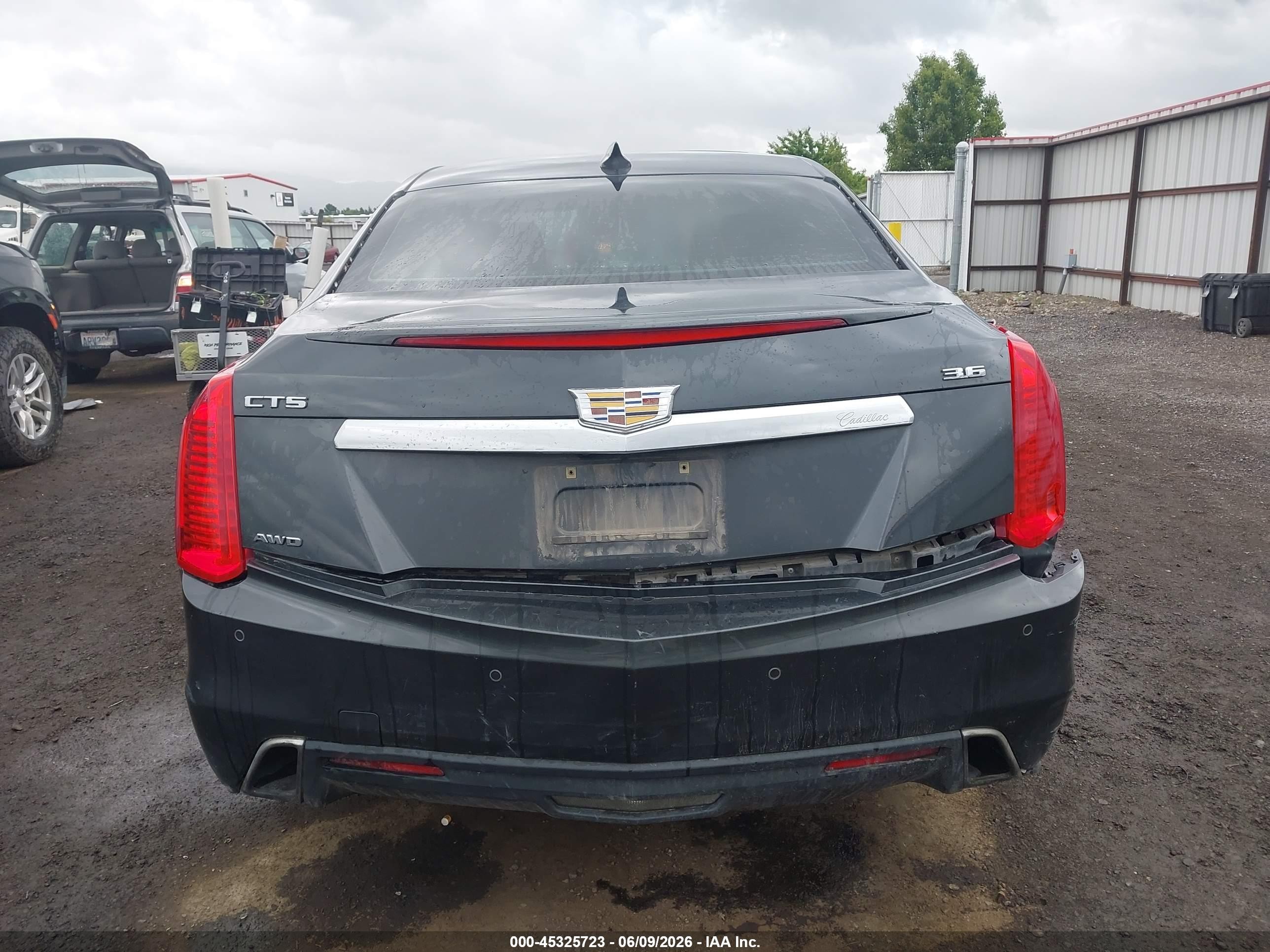 2018 Cadillac Cts Luxury Gray vin: 1G6AX5SSXJ0148978