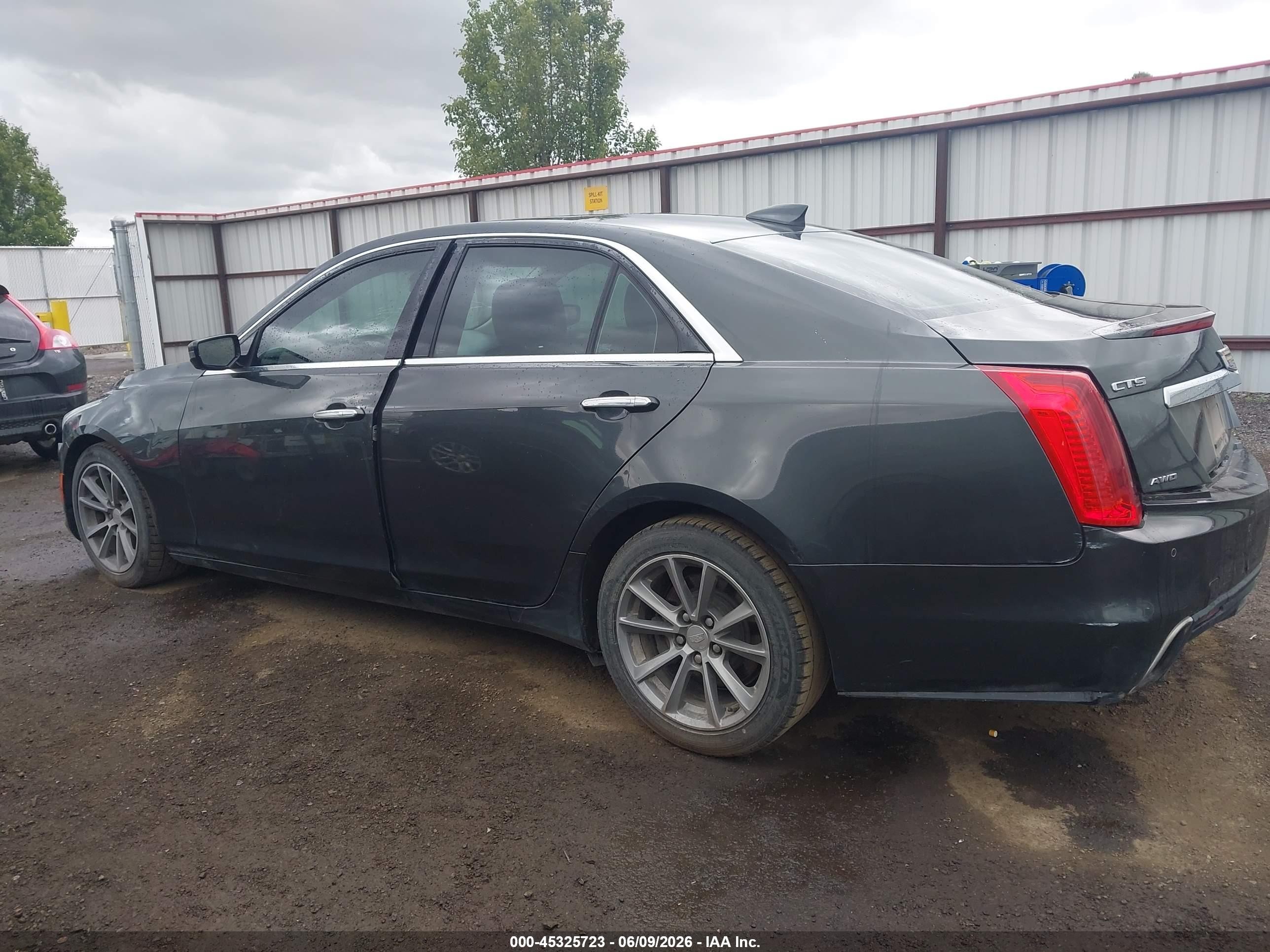 2018 Cadillac Cts Luxury Gray vin: 1G6AX5SSXJ0148978