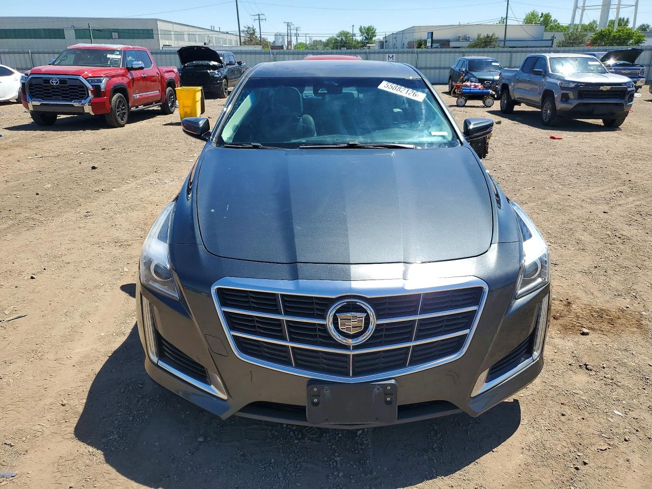 2014 Cadillac Cts Luxury Collection Угольный vin: 1G6AX5SX0E0128417