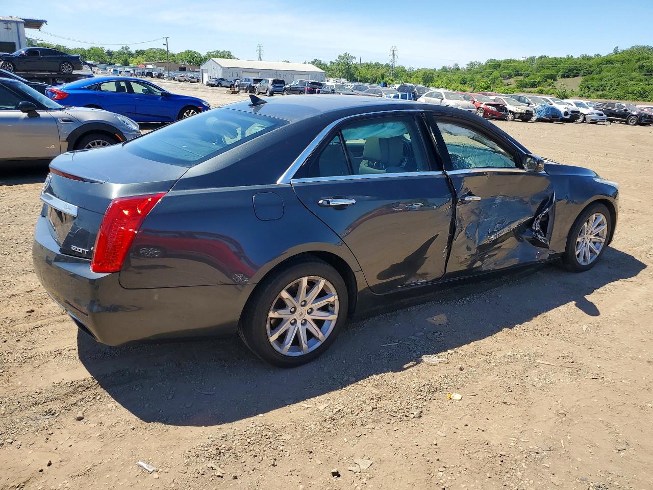 2014 Cadillac Cts Luxury Collection Угольный vin: 1G6AX5SX0E0128417