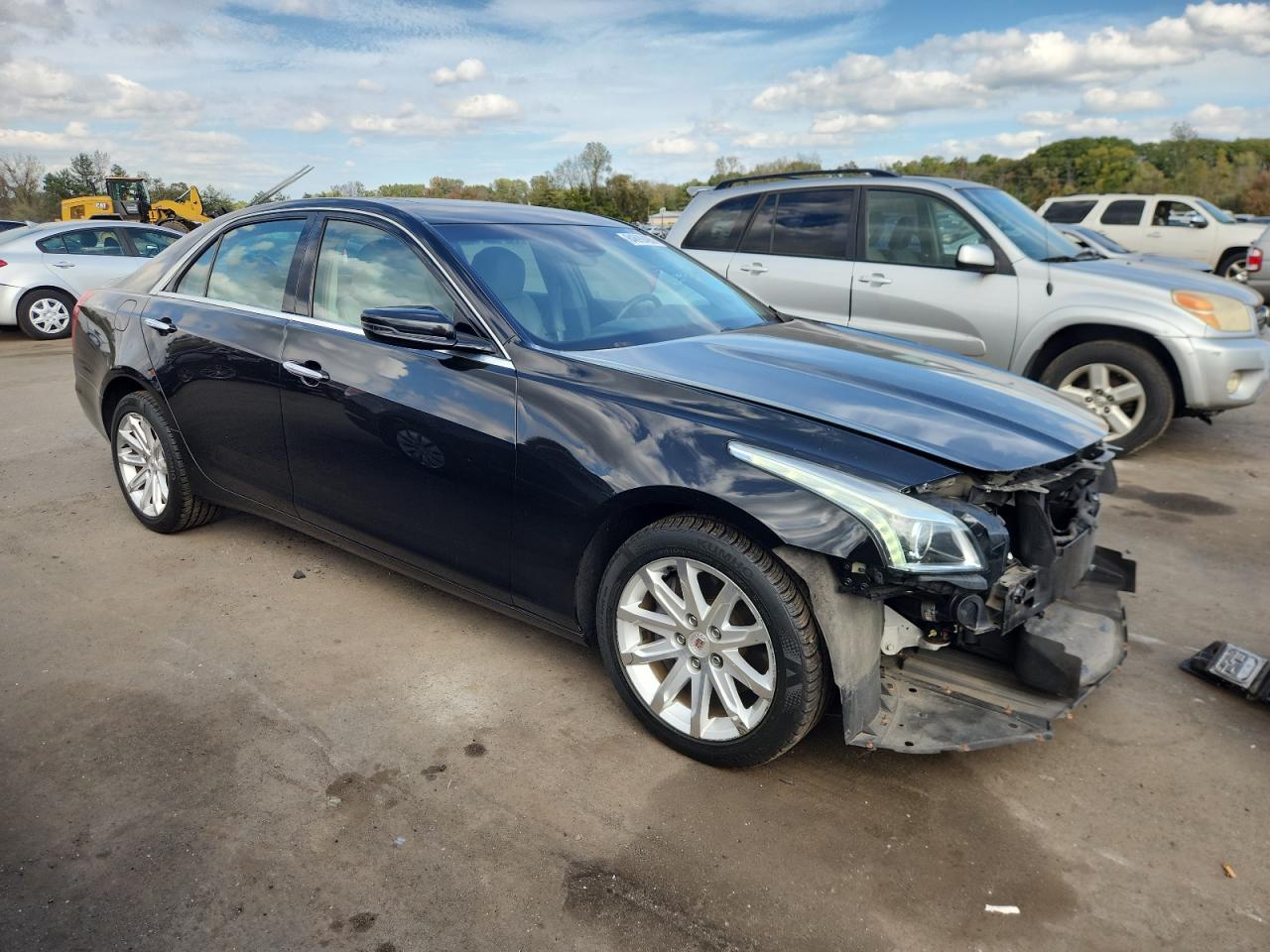 2014 Cadillac Cts Luxury Collection Черный vin: 1G6AX5SX0E0183577