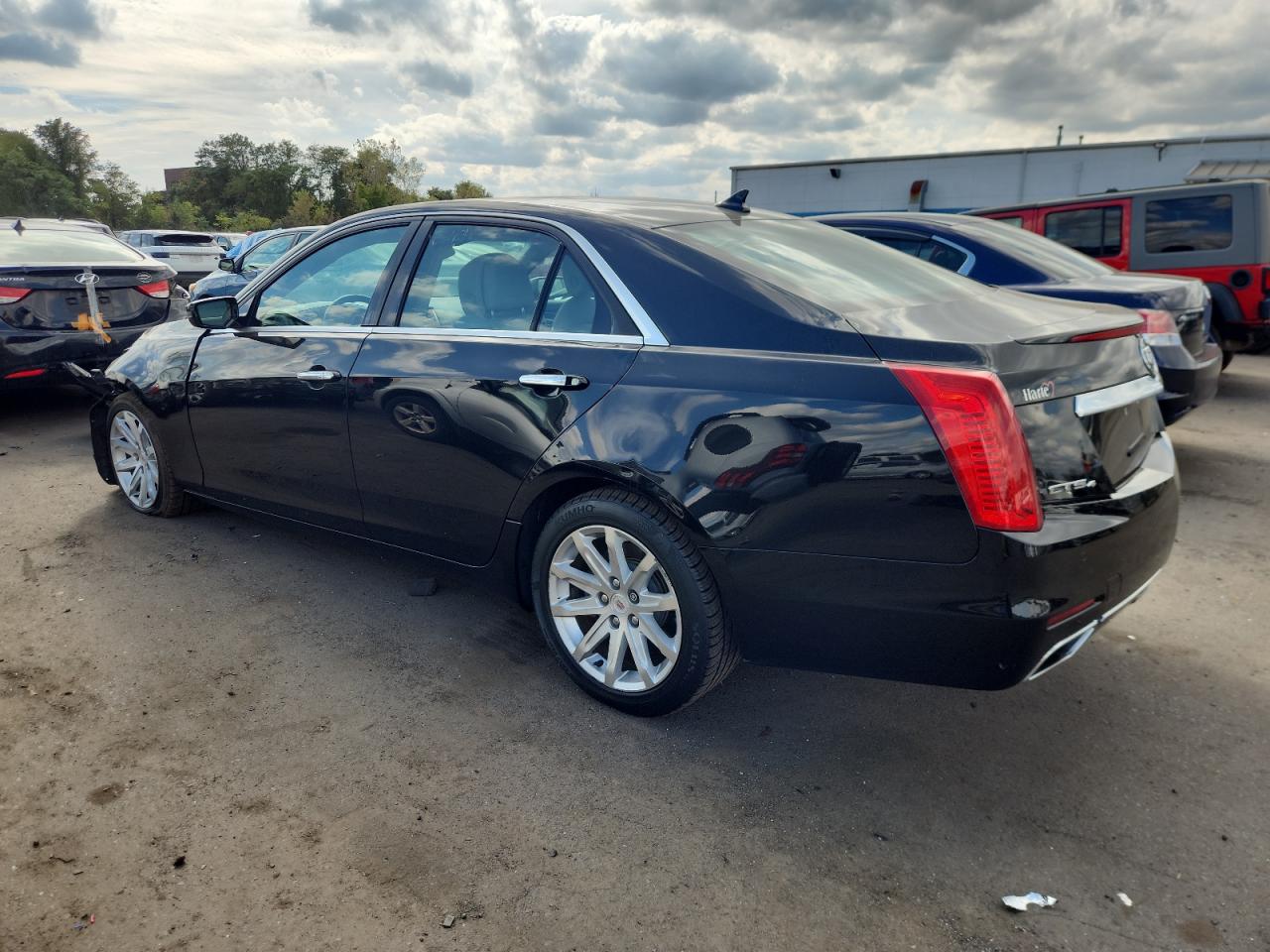 2014 Cadillac Cts Luxury Collection Черный vin: 1G6AX5SX0E0183577
