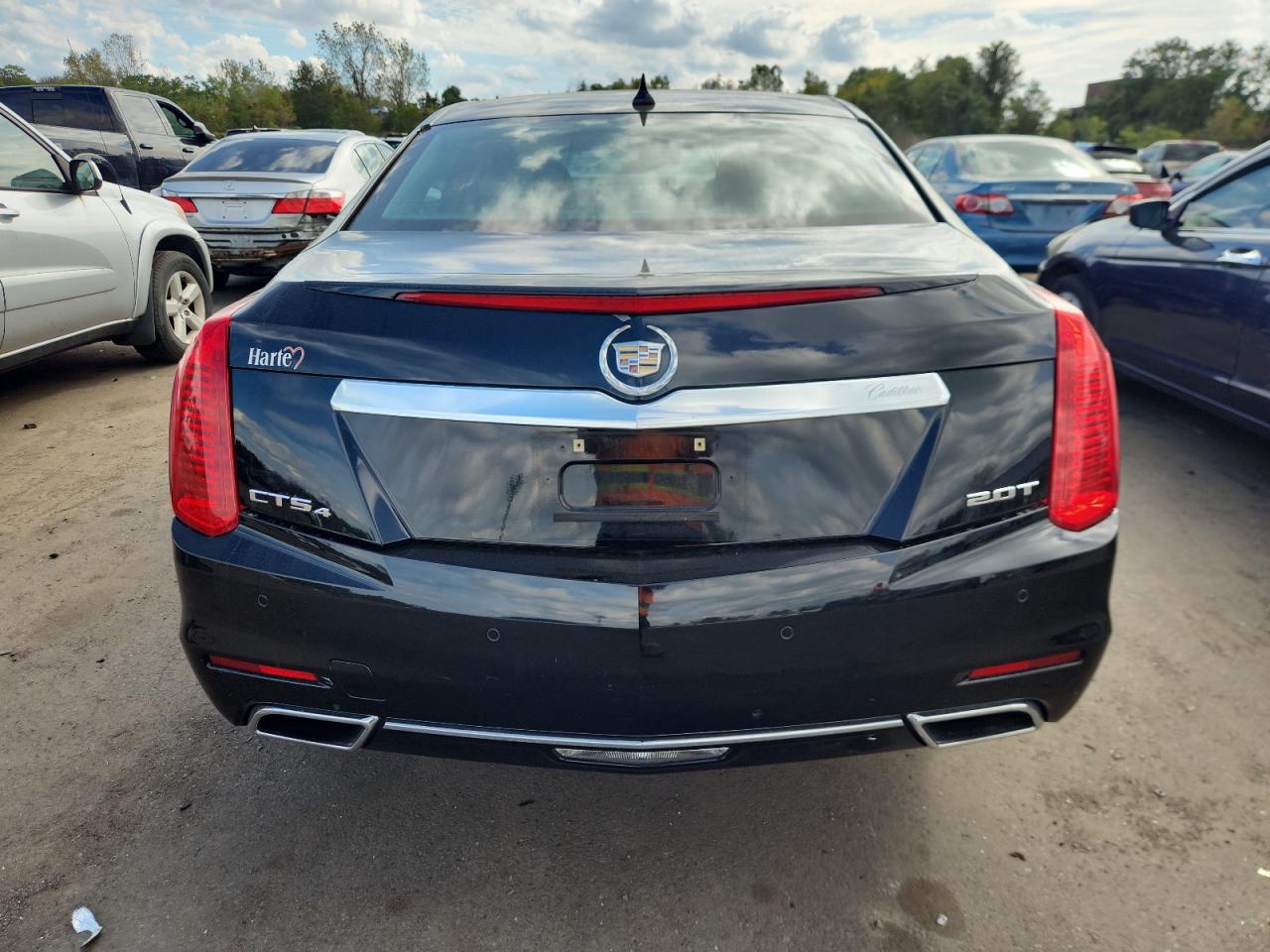 2014 Cadillac Cts Luxury Collection Черный vin: 1G6AX5SX0E0183577