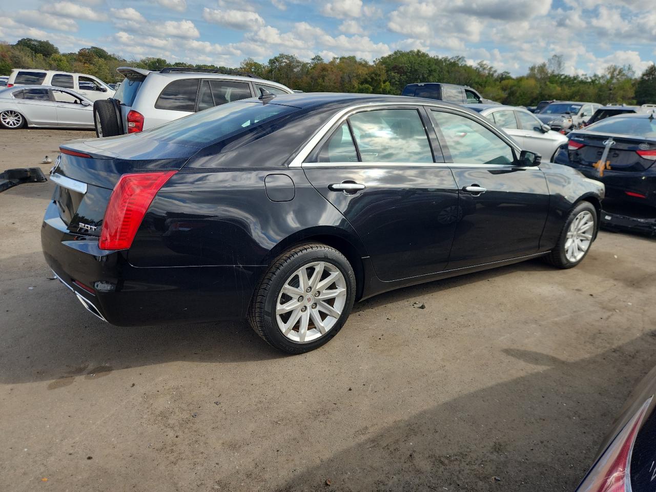 2014 Cadillac Cts Luxury Collection Черный vin: 1G6AX5SX0E0183577