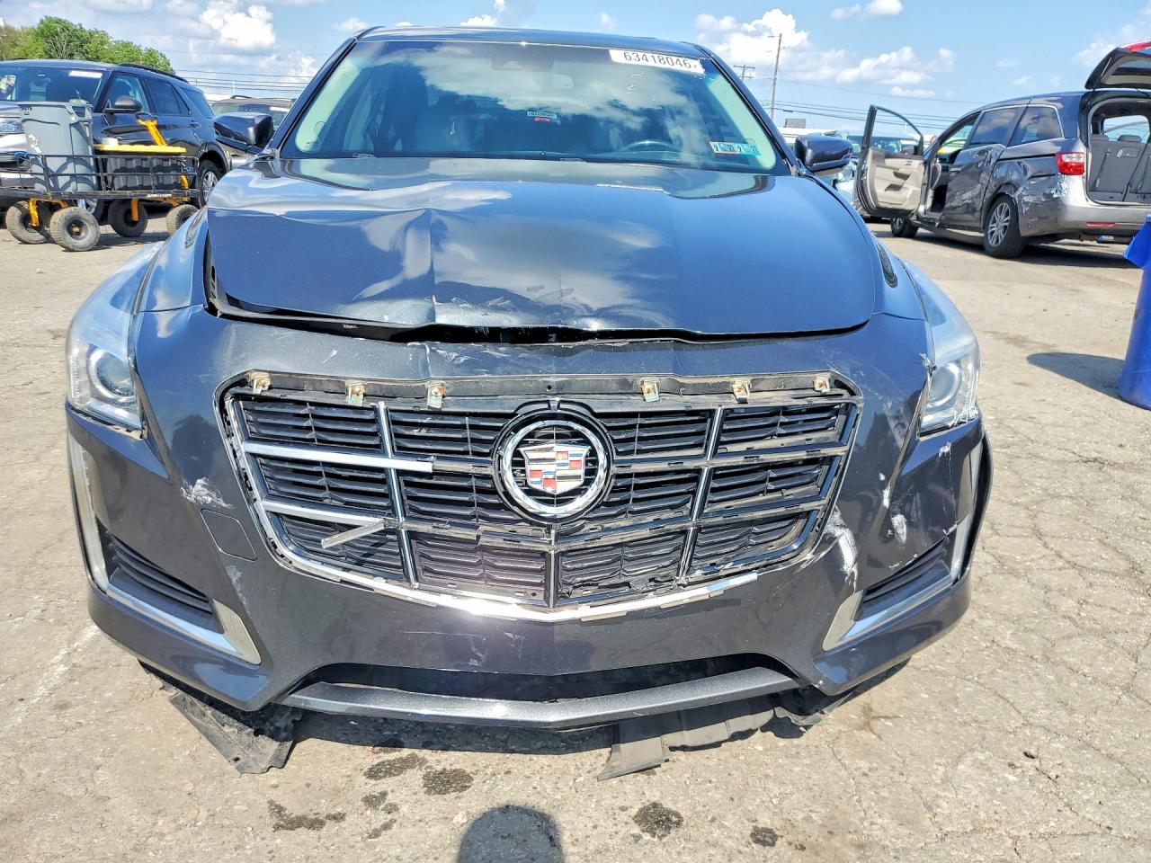 2014 Cadillac Cts Luxury Collection Серый vin: 1G6AX5SX0E0195986