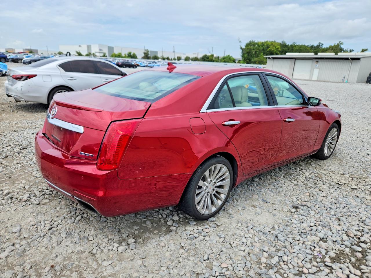 2014 Cadillac Cts Luxury Collection Red vin: 1G6AX5SX0E0197642