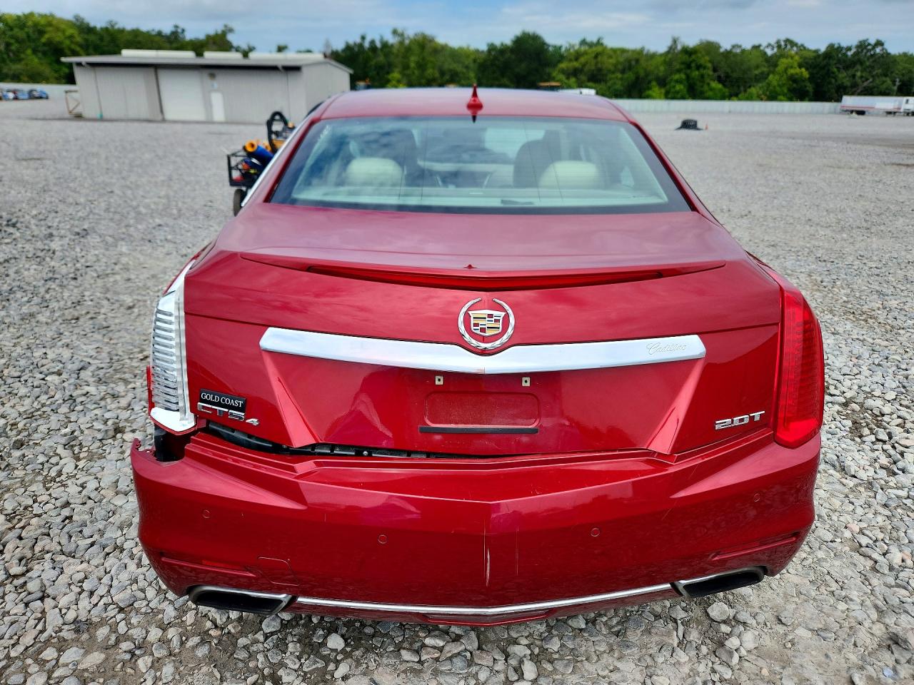 2014 Cadillac Cts Luxury Collection Red vin: 1G6AX5SX0E0197642