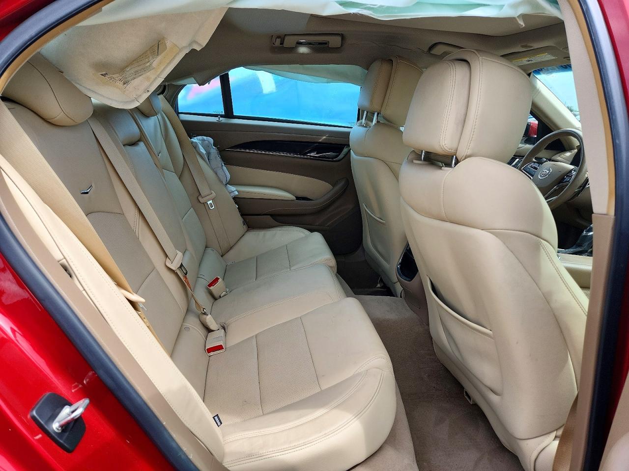 2014 Cadillac Cts Luxury Collection Red vin: 1G6AX5SX0E0197642