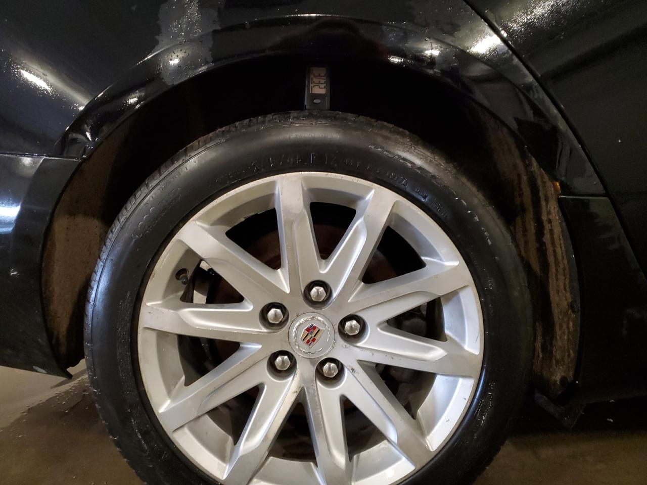 2014 Cadillac Cts Luxury Collection Black vin: 1G6AX5SX1E0179425 Damage: Right Rear Wheel, Curb Rash, 1/2 To 1 Inch
