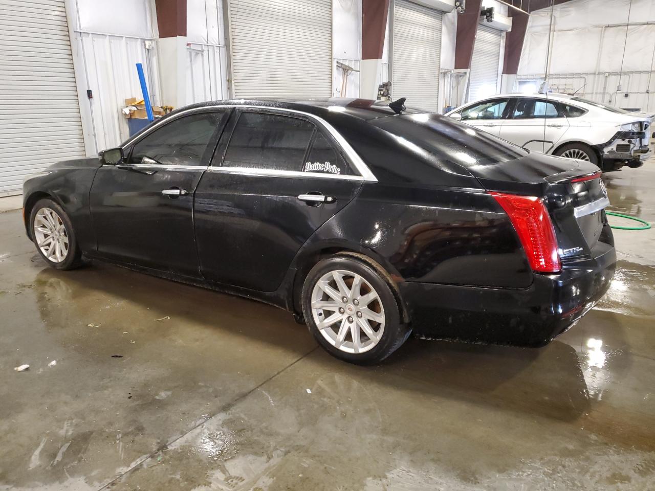 2014 Cadillac Cts Luxury Collection Black vin: 1G6AX5SX1E0179425 Damage: Left Qtr Panel, Rust, 2 To 3 Inches