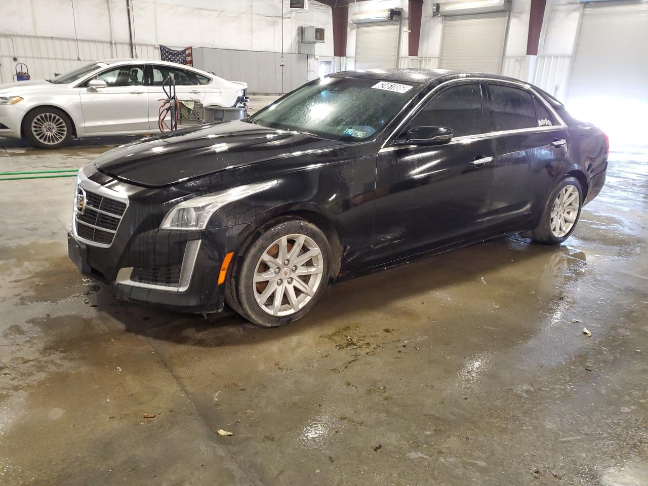 2014 Cadillac Cts Luxury Collection Black vin: 1G6AX5SX1E0179425 Damage: Front Bumper/Cover, Scraped, 4 To 5 Inches