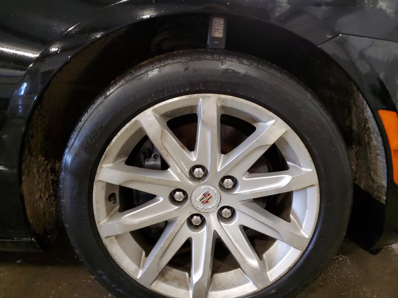 2014 Cadillac Cts Luxury Collection Black vin: 1G6AX5SX1E0179425 Damage: Right Front Wheel, Curb Rash, > 12 Inches