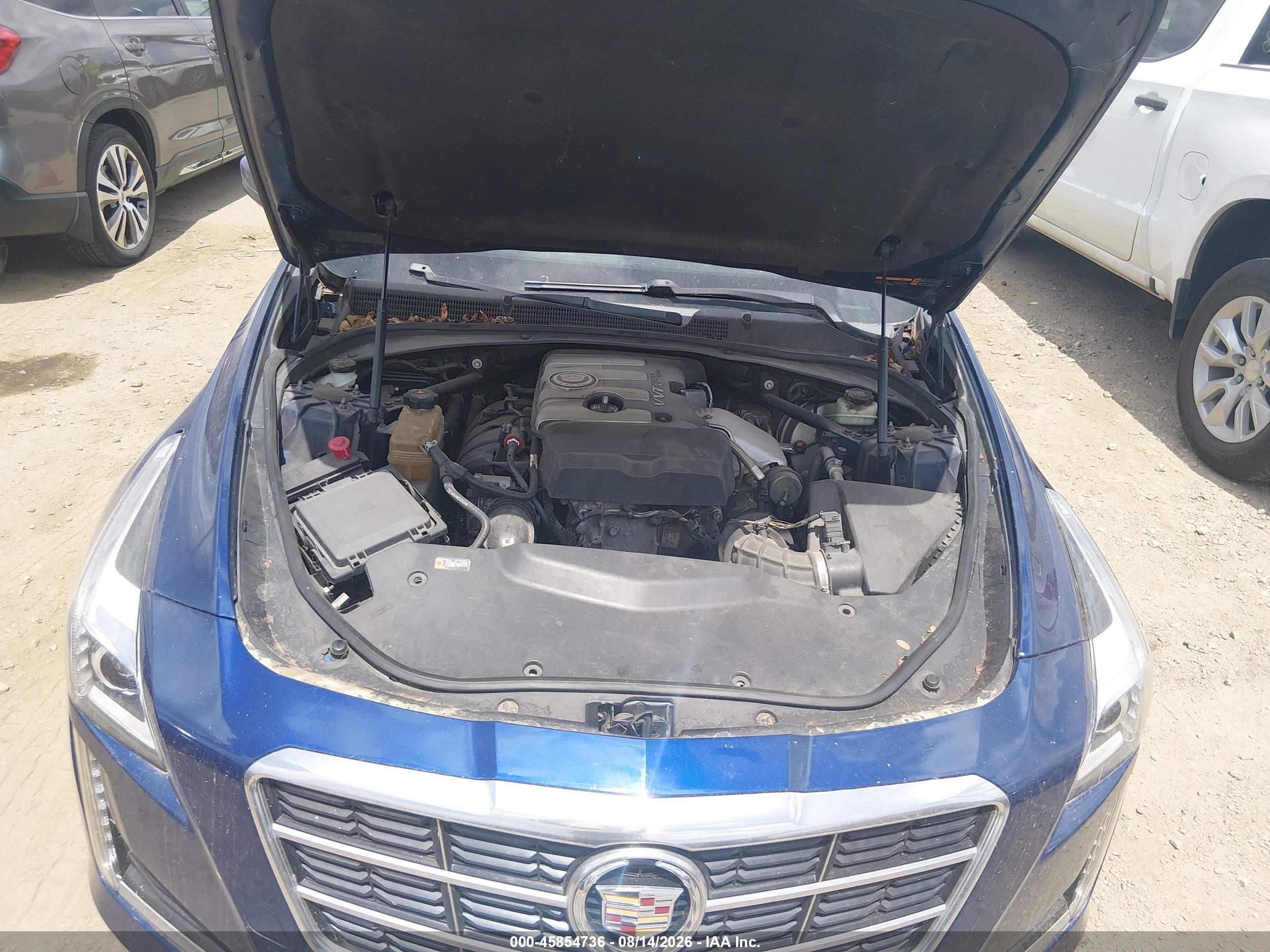 2014 Cadillac Cts Luxury Blue vin: 1G6AX5SX1E0196497