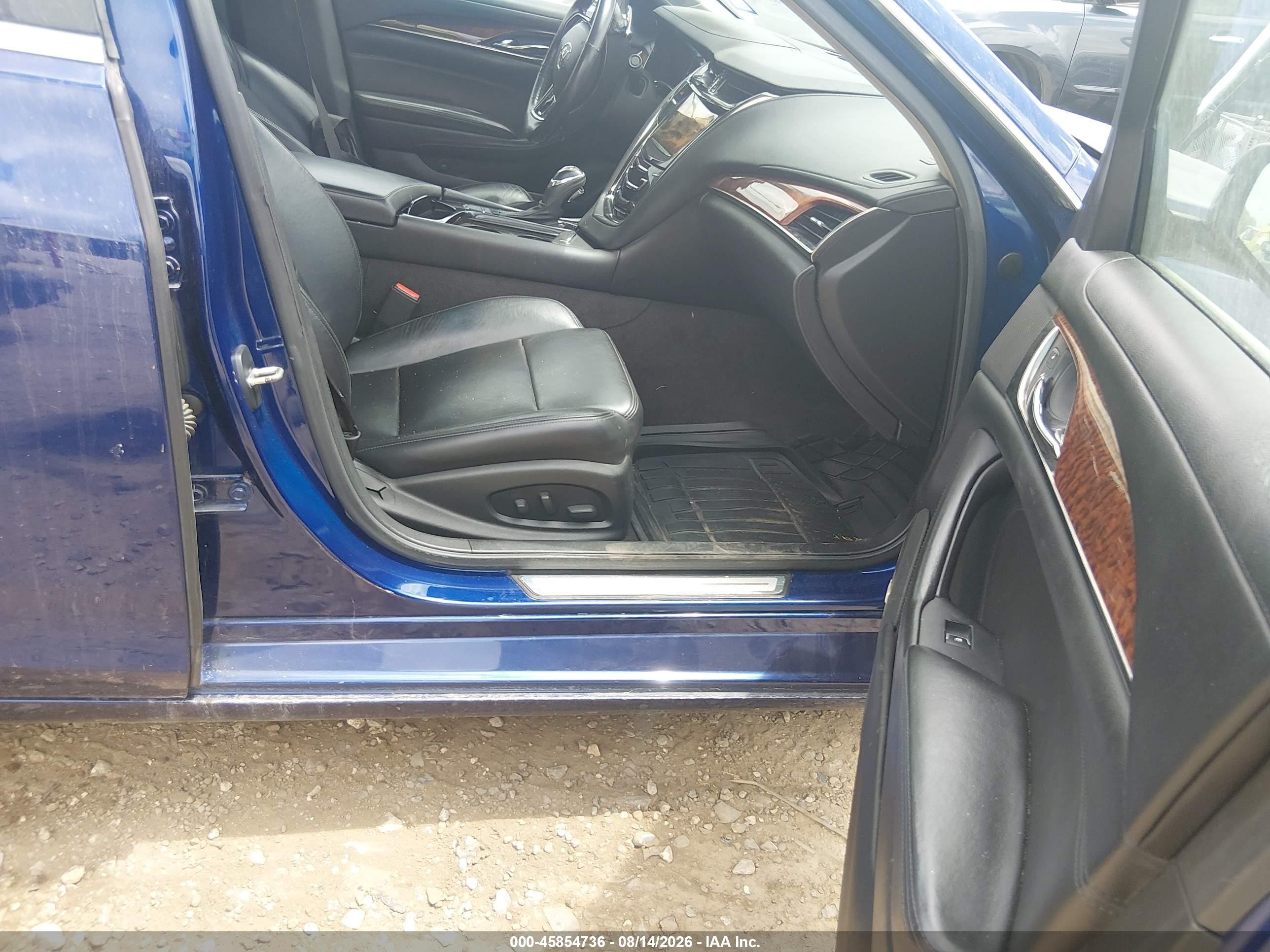 2014 Cadillac Cts Luxury Blue vin: 1G6AX5SX1E0196497