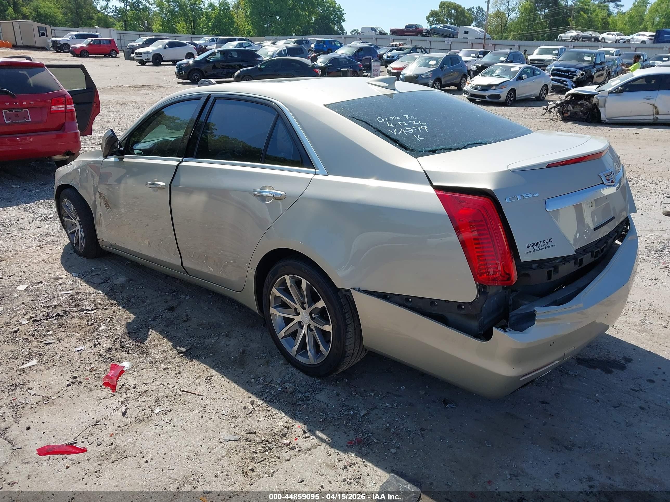2016 Cadillac Cts Luxury Collection Gold vin: 1G6AX5SX1G0124279