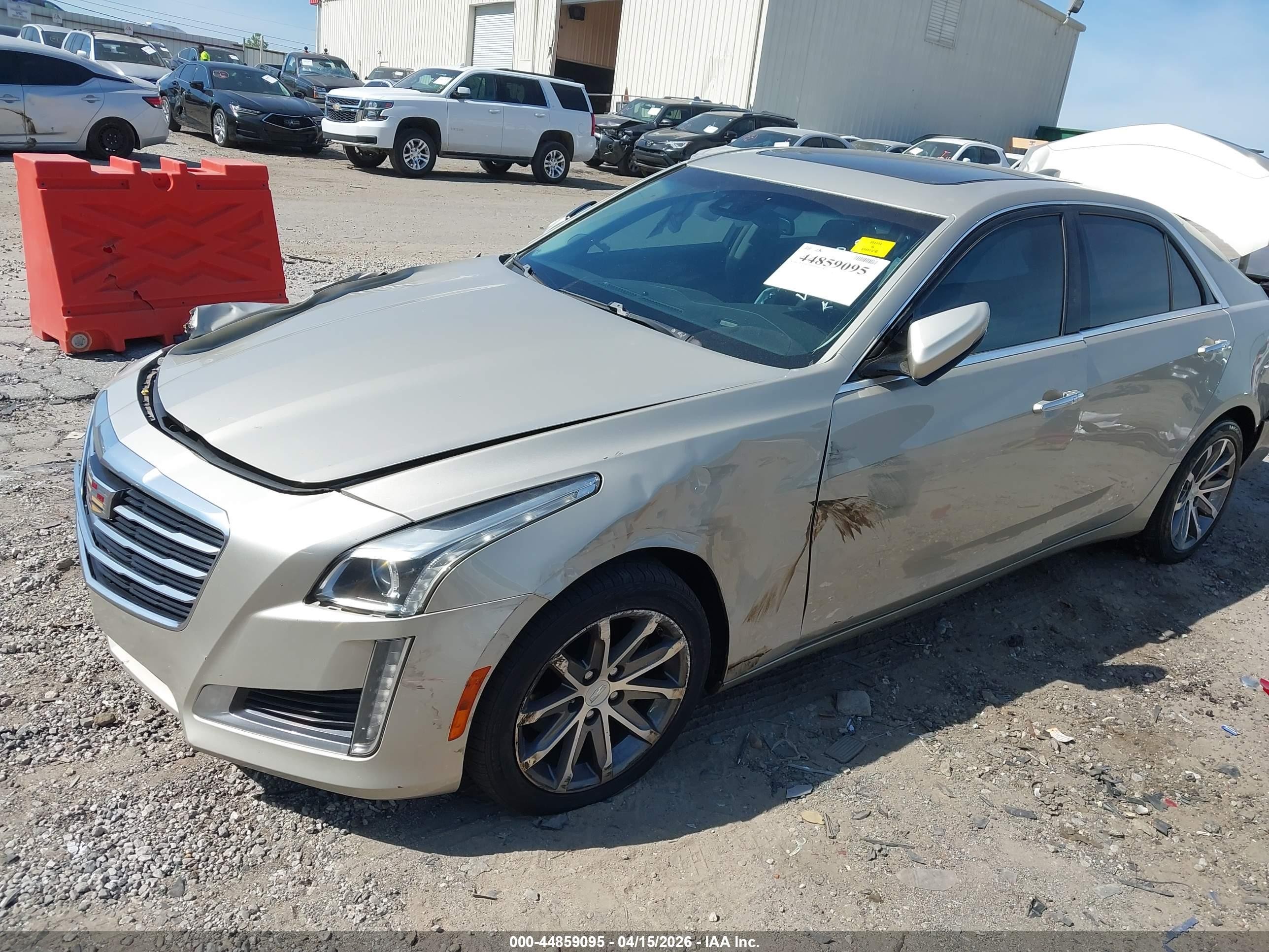 2016 Cadillac Cts Luxury Collection Gold vin: 1G6AX5SX1G0124279