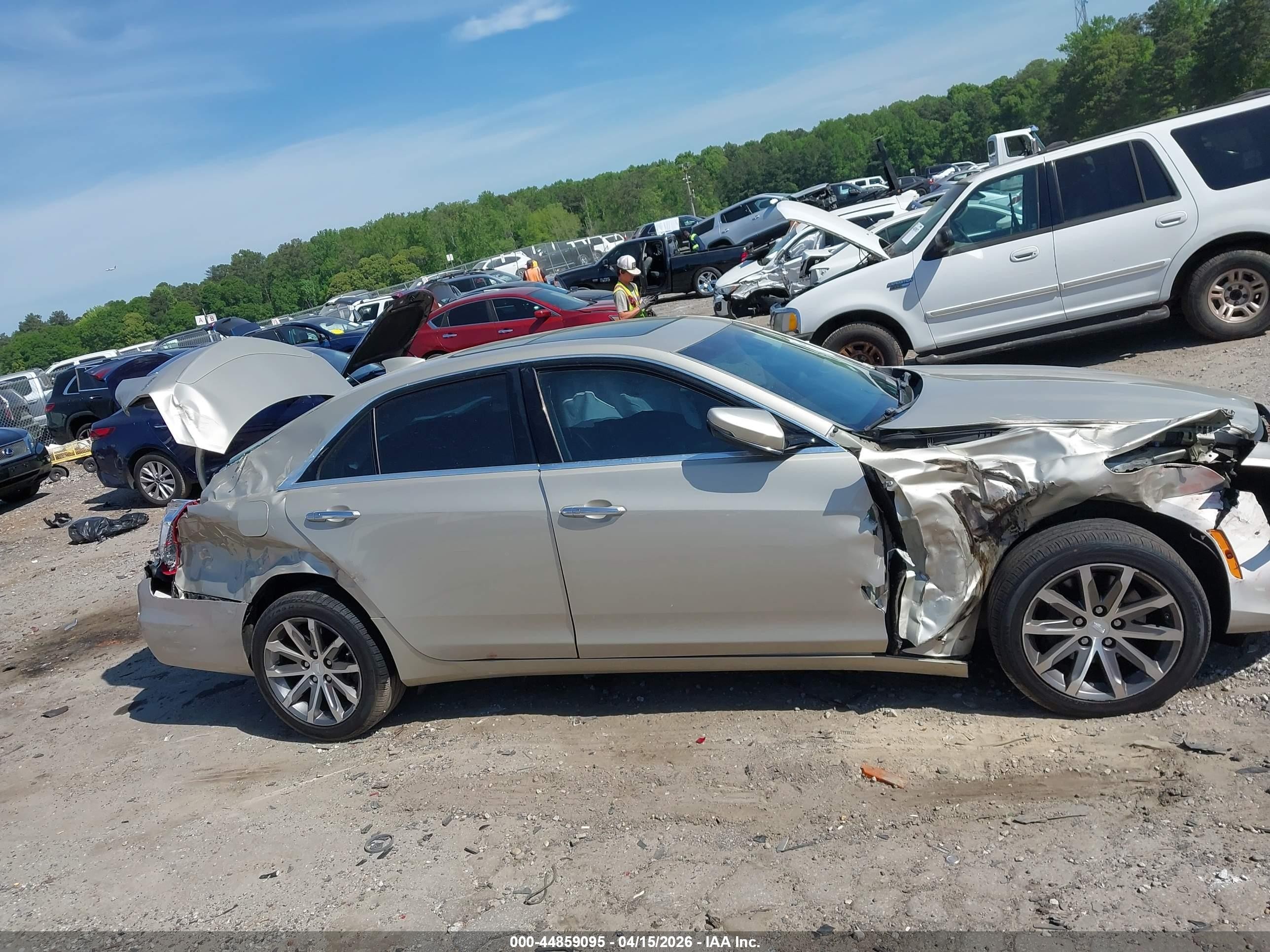 2016 Cadillac Cts Luxury Collection Gold vin: 1G6AX5SX1G0124279