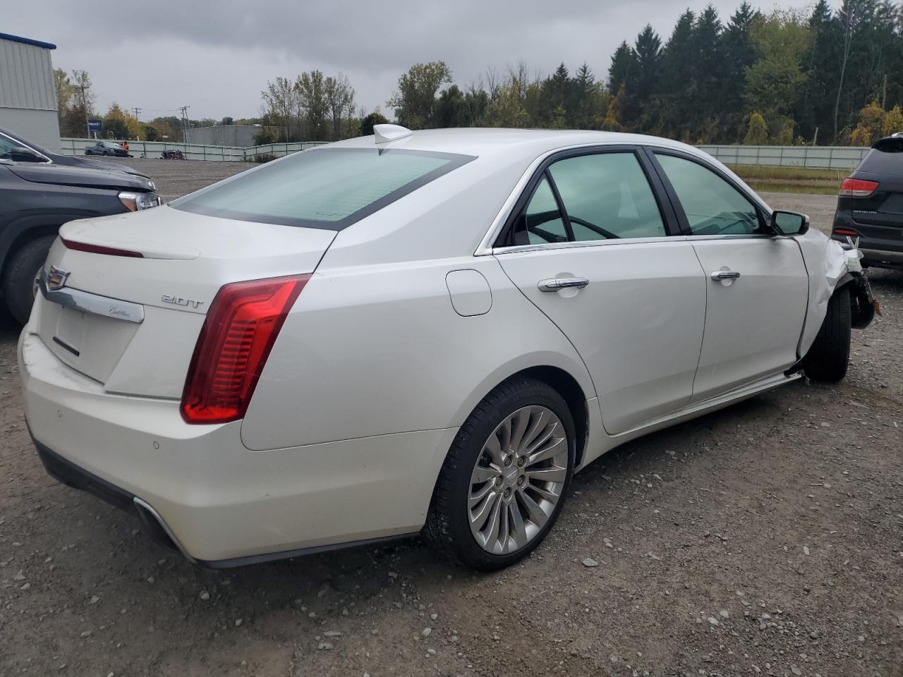 2018 Cadillac Cts Luxury White vin: 1G6AX5SX1J0184201