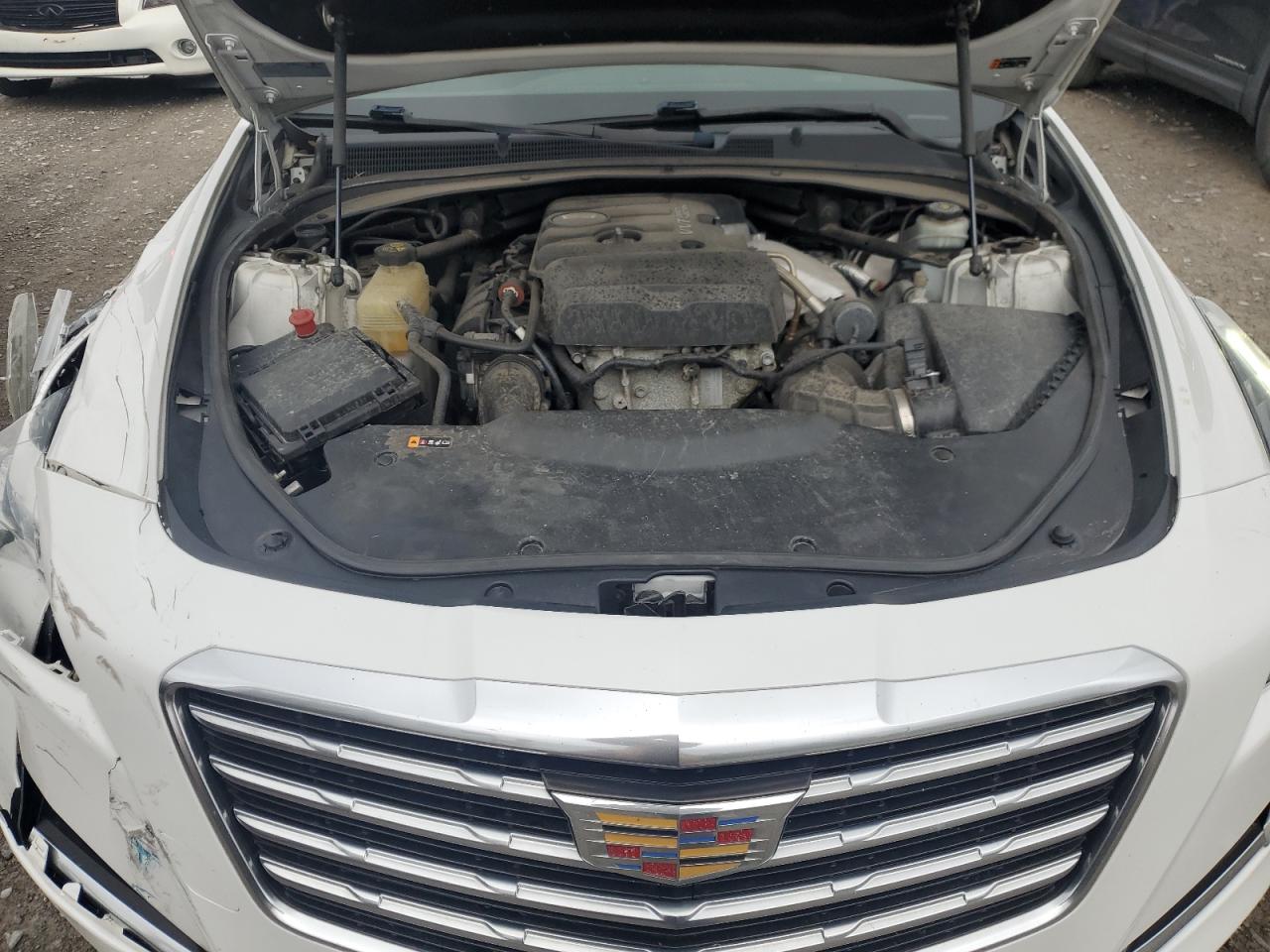 2018 Cadillac Cts Luxury White vin: 1G6AX5SX1J0184201