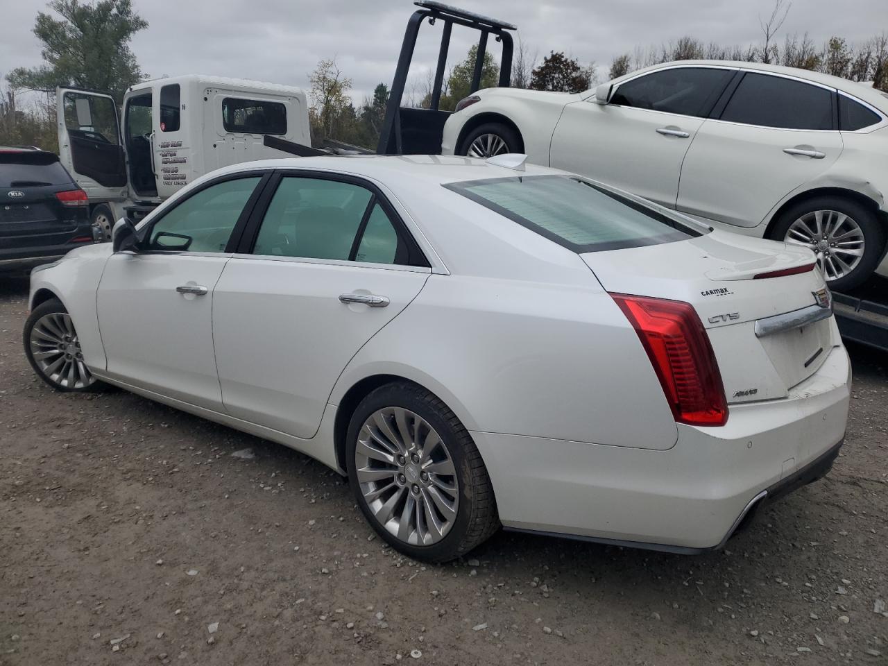 2018 Cadillac Cts Luxury White vin: 1G6AX5SX1J0184201