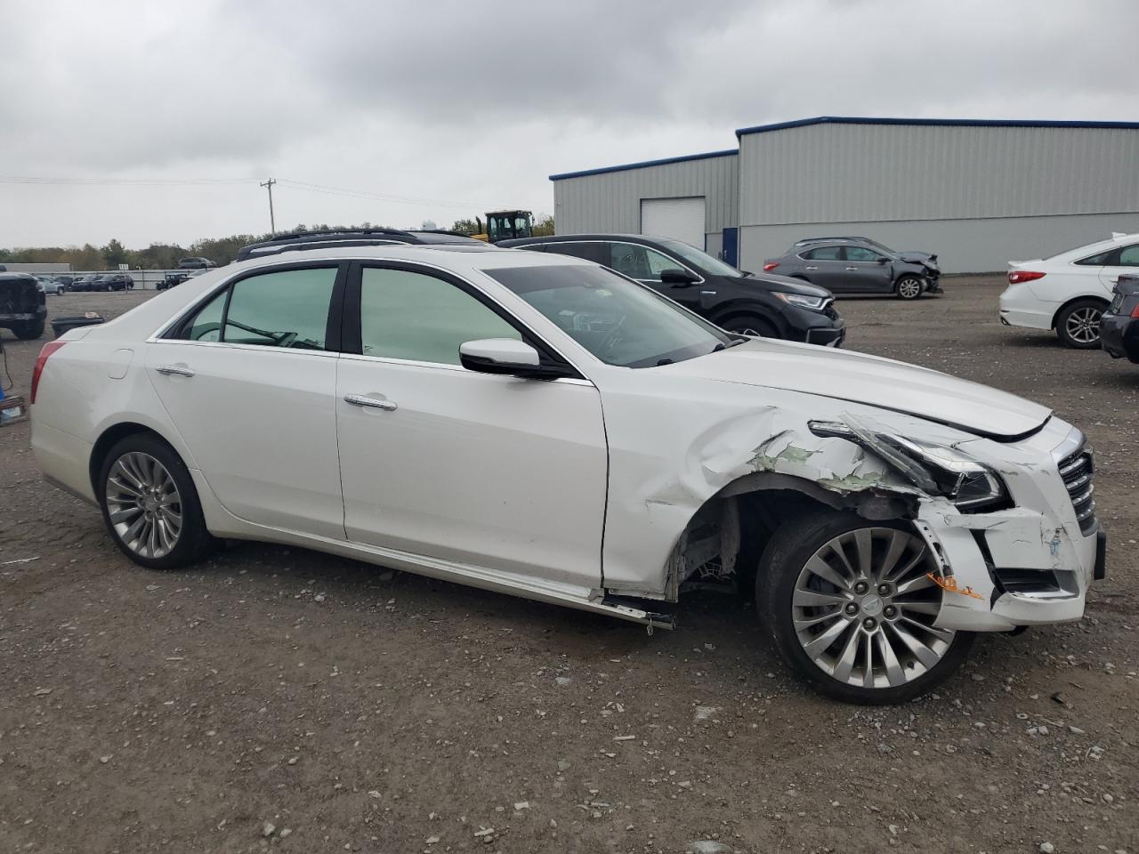 2018 Cadillac Cts Luxury White vin: 1G6AX5SX1J0184201
